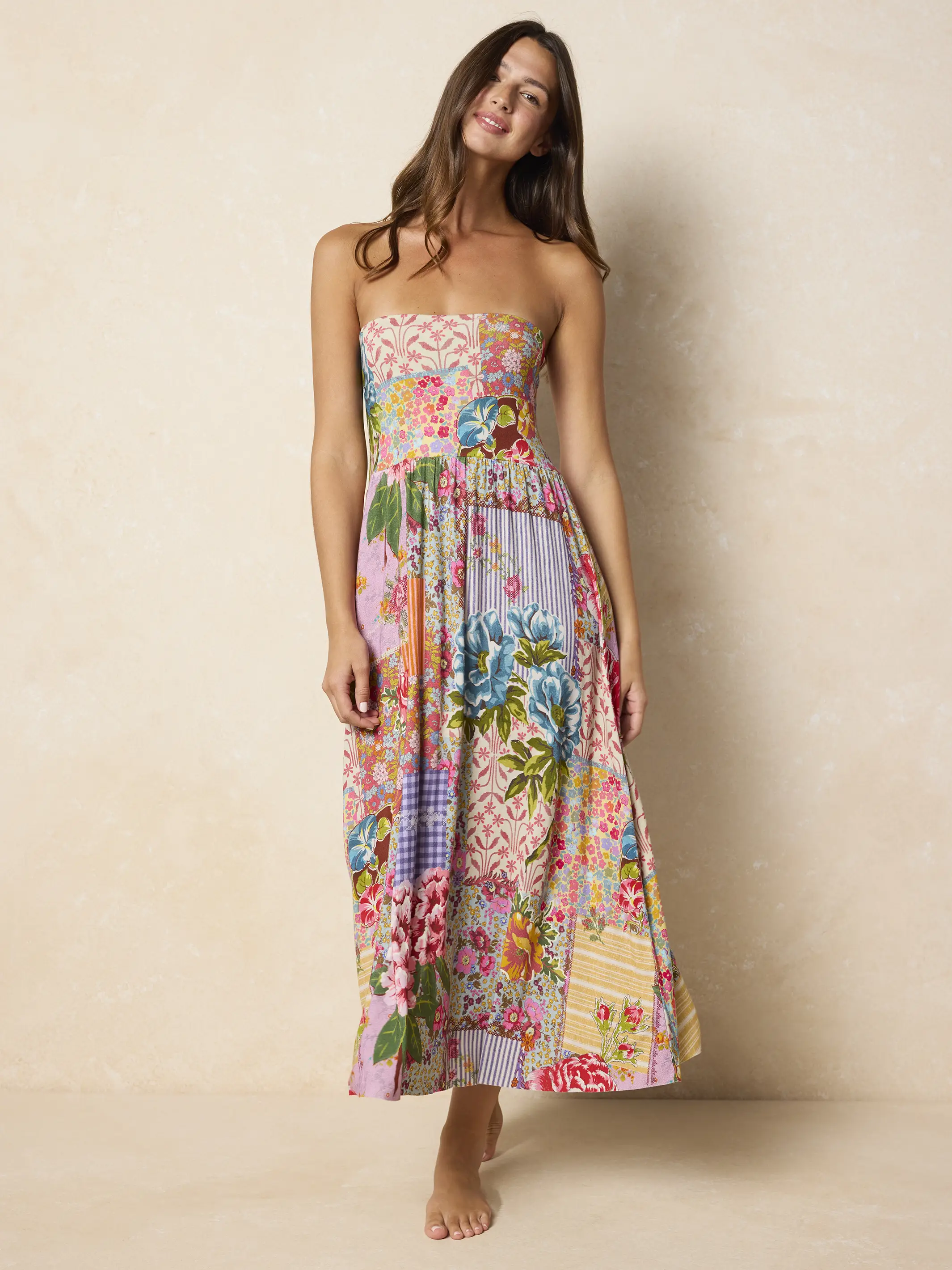 Live-In-It Knit "ButterSoft" Maxi Skirt - Vintage Treasure Pink - Image 5