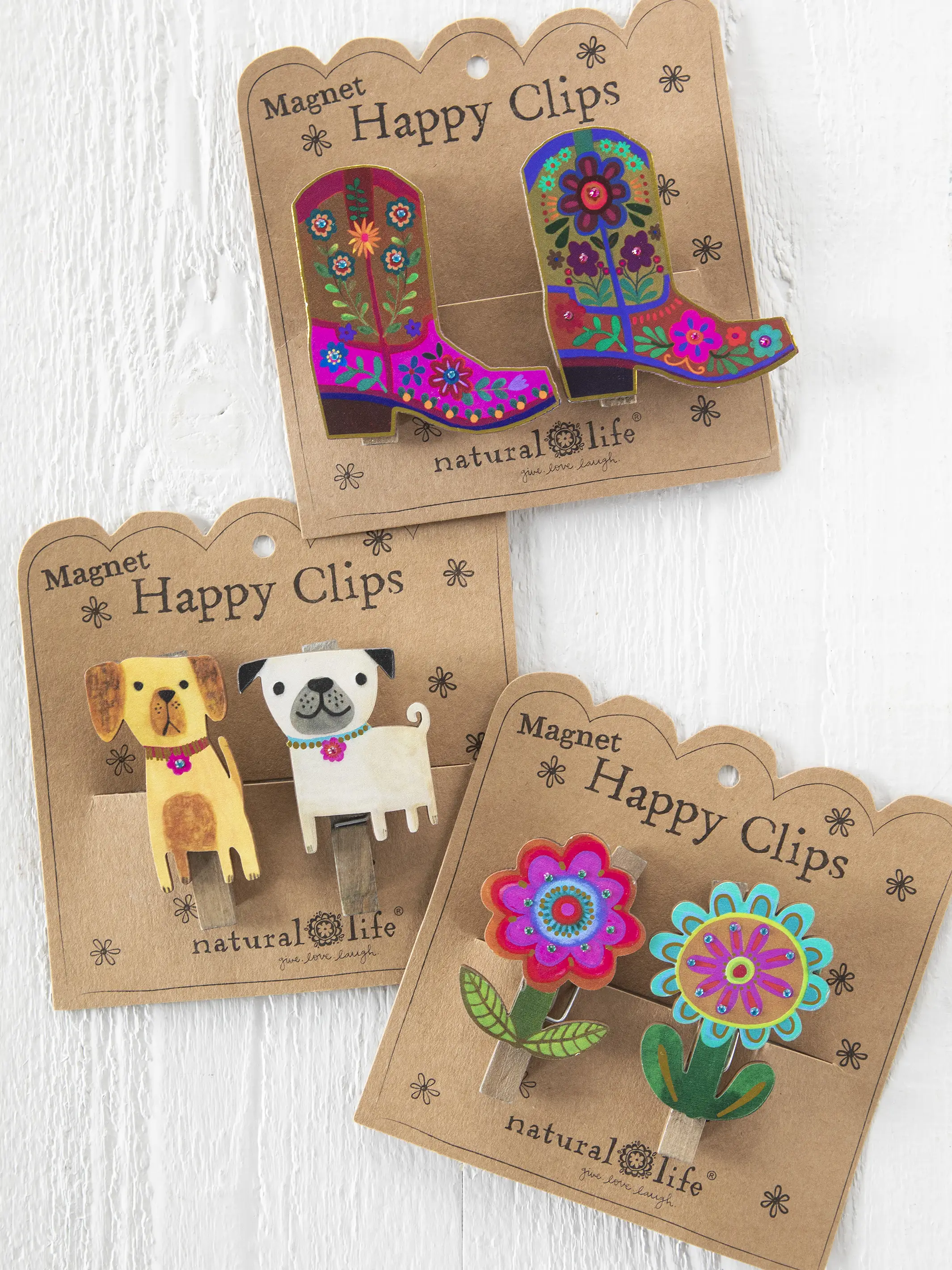 Magnet Happy Clips, Set of 2 - Flower - Image 3