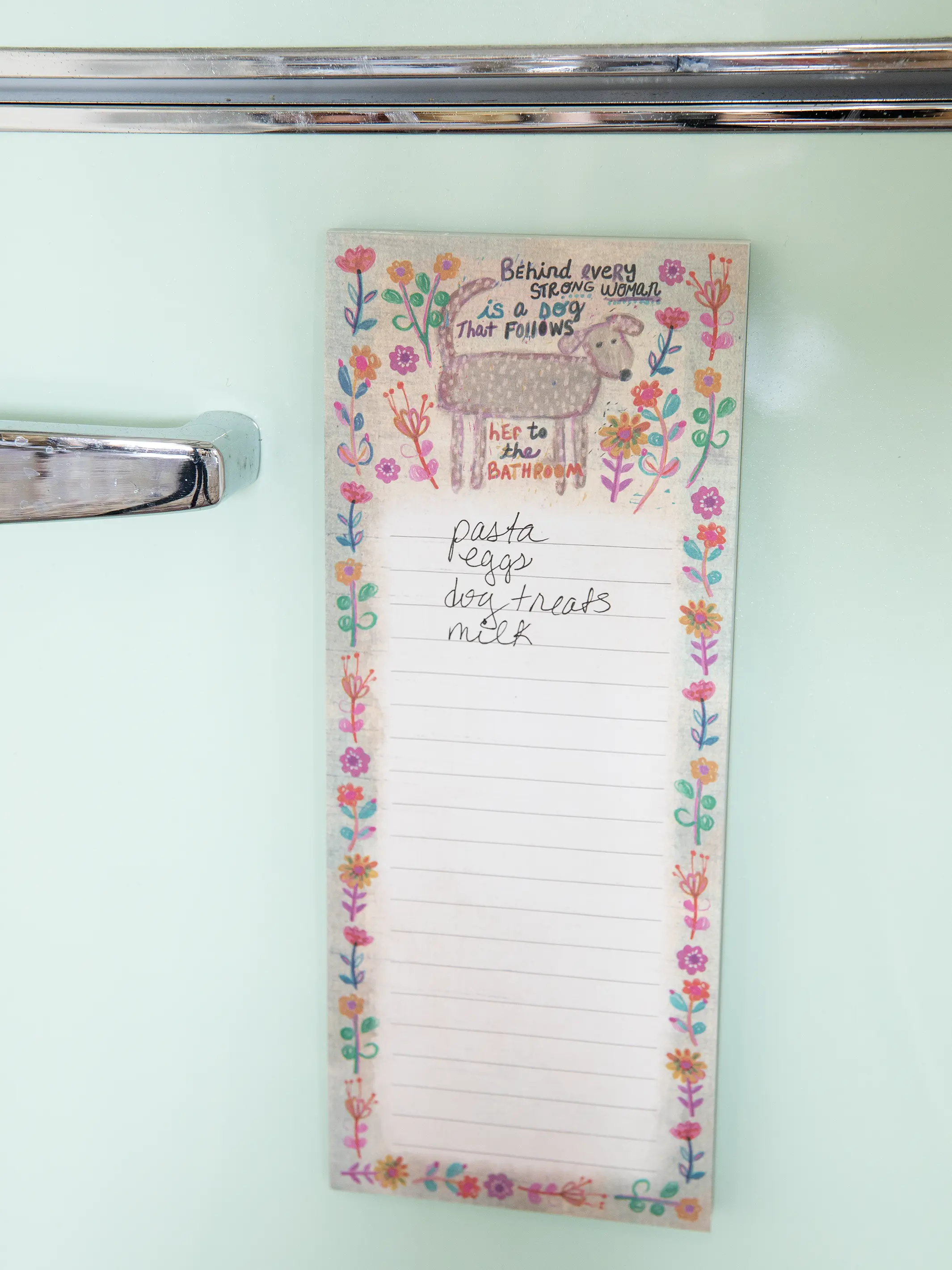Magnetic List Pad - Behind Every Strong Woman - Image 2