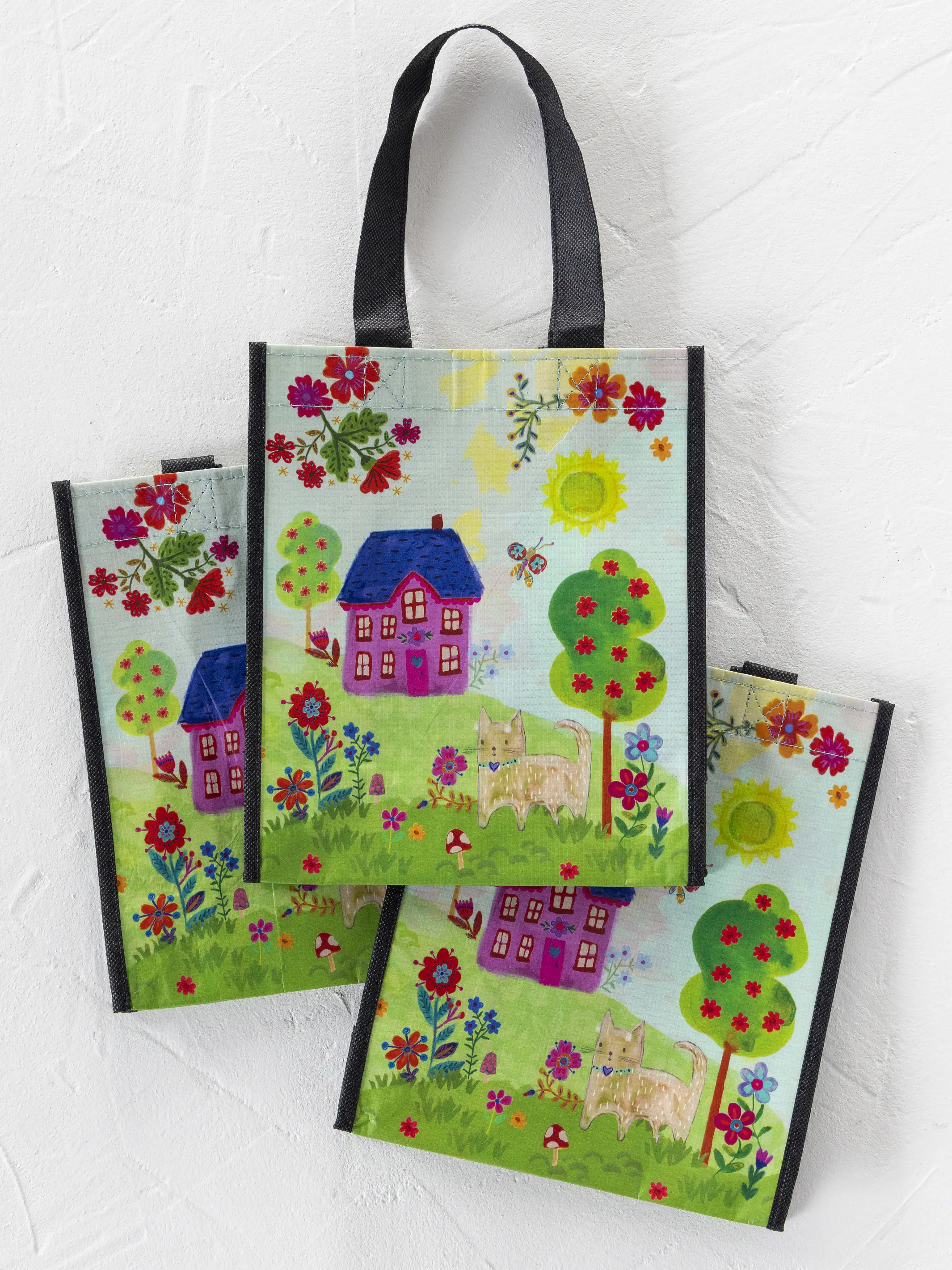 Medium Happy Bag, Set of 3 - Cat - Image 2
