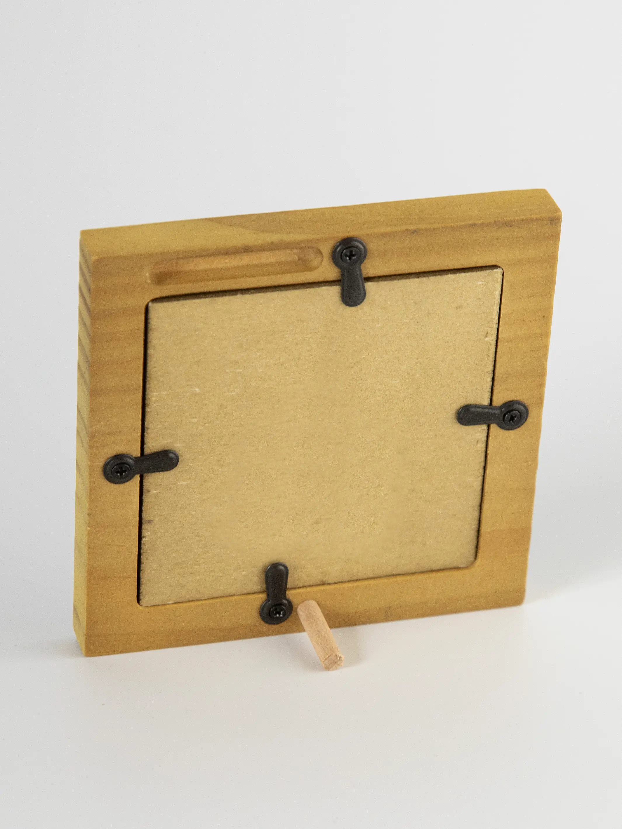 Mini Heart Wooden Picture Frame - Dusty Blue - Image 2