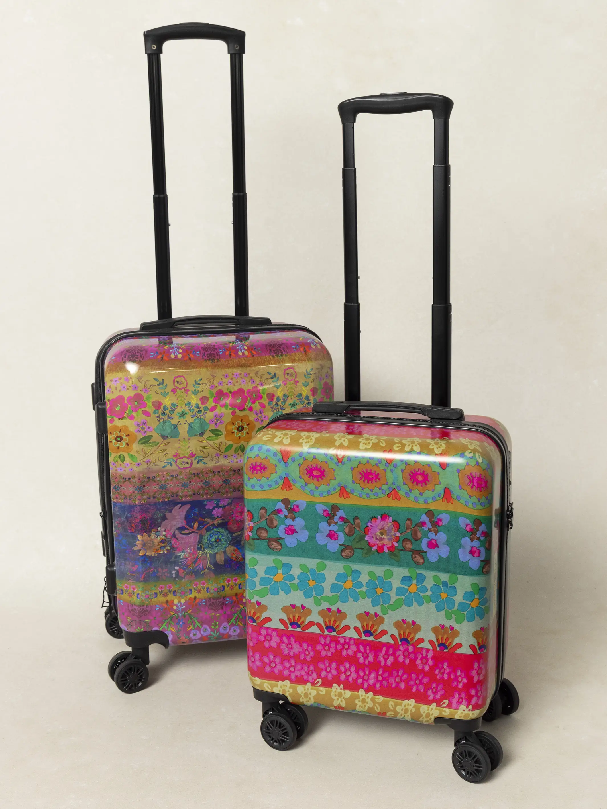 Mini Travel Happy Suitcase - Layered Rainbow - Image 2