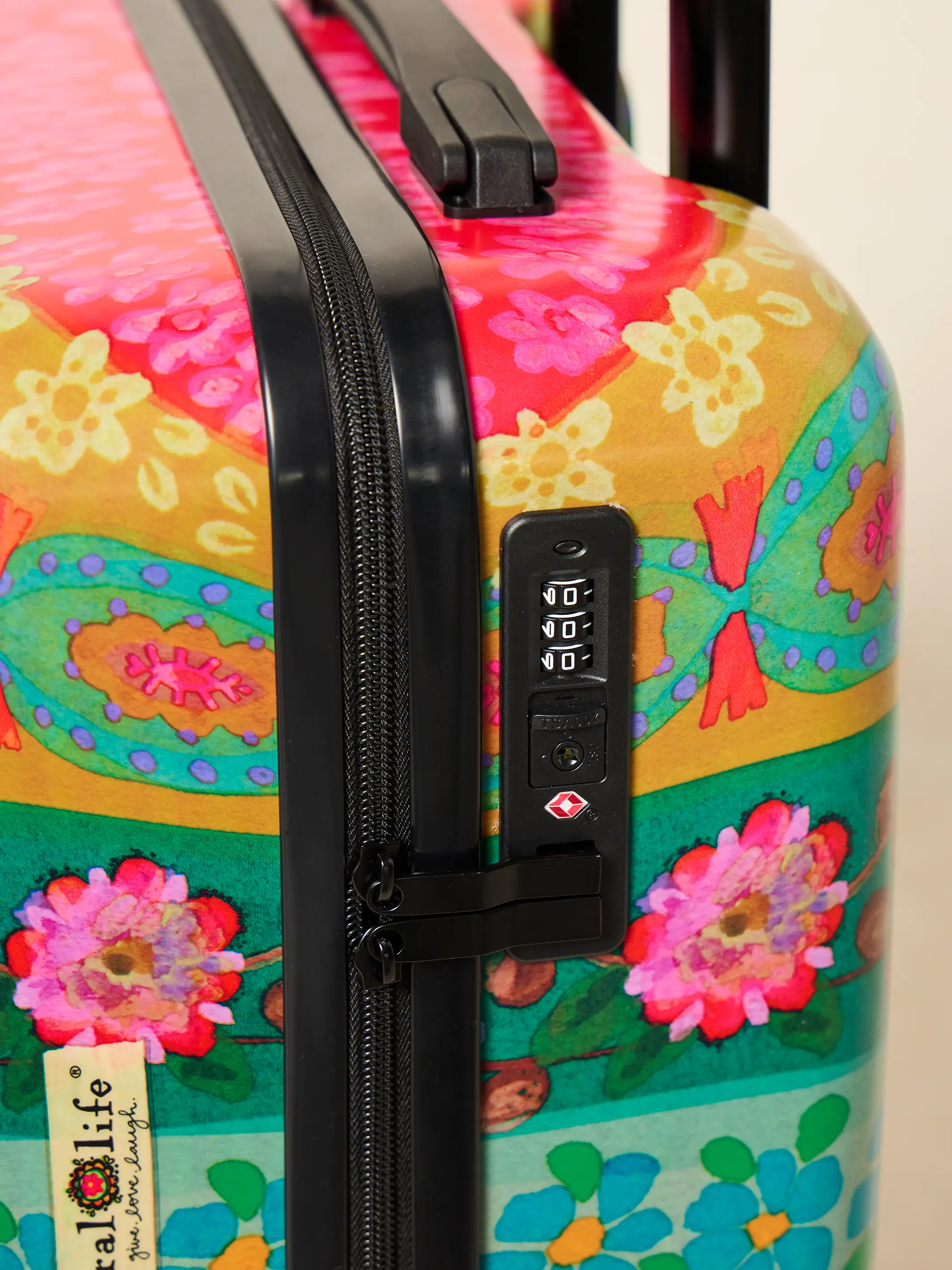 Mini Travel Happy Suitcase - Layered Rainbow - Image 3