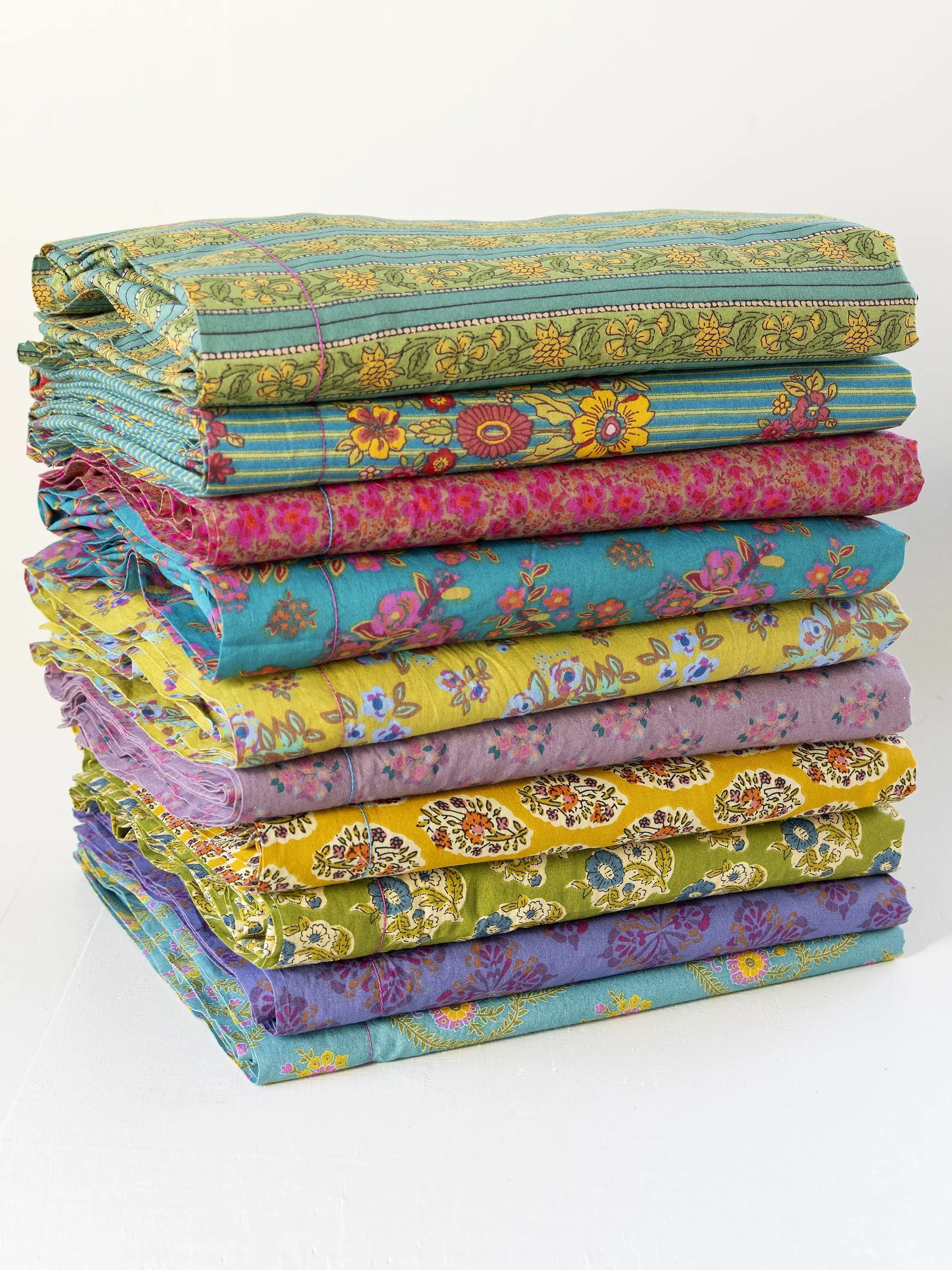 Mix & Match Cotton Fitted Sheet - Jaipur Stripe - Image 4
