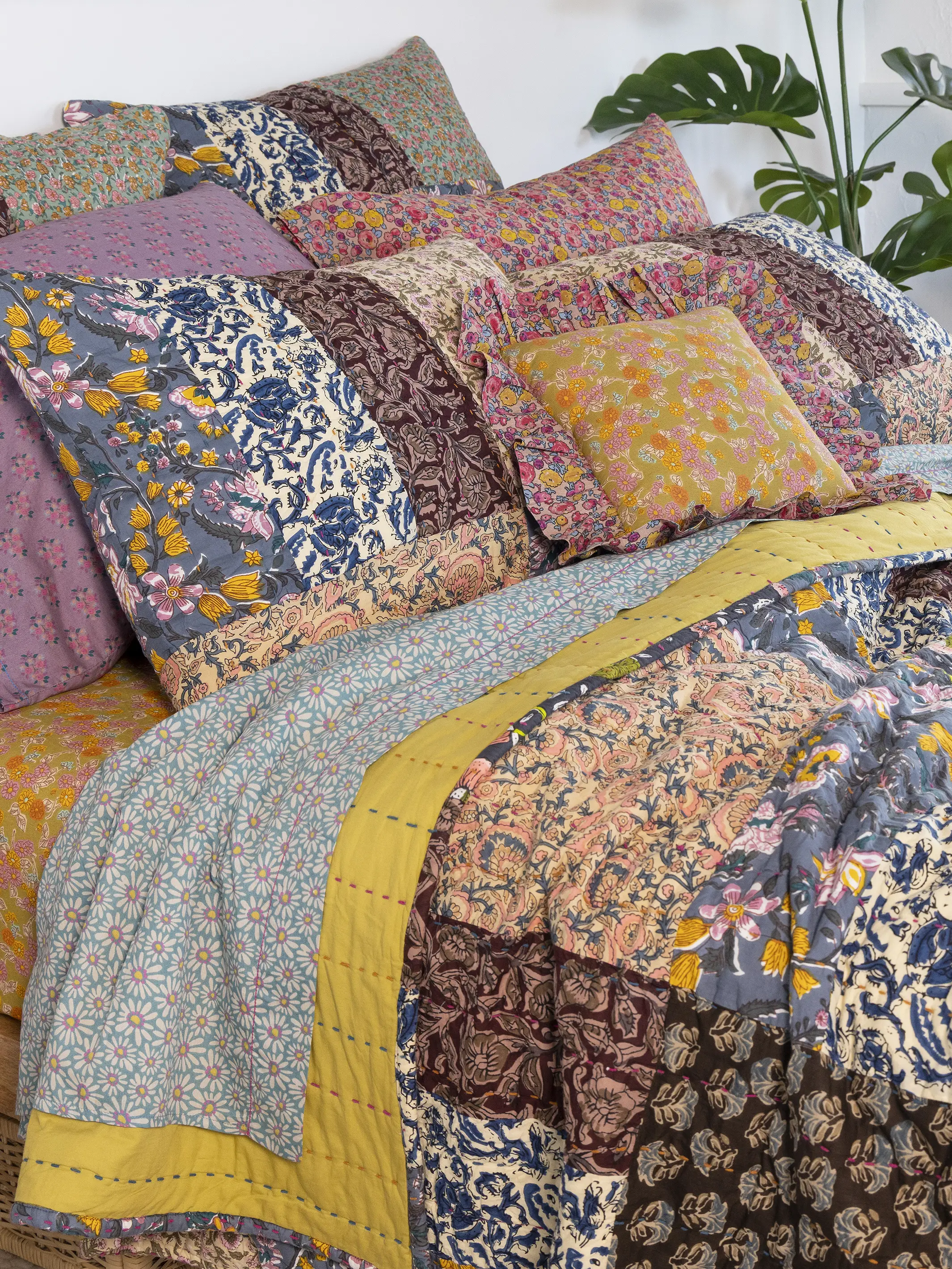 Mix & Match Cotton Flat Sheet - Bay Daisies - Image 2