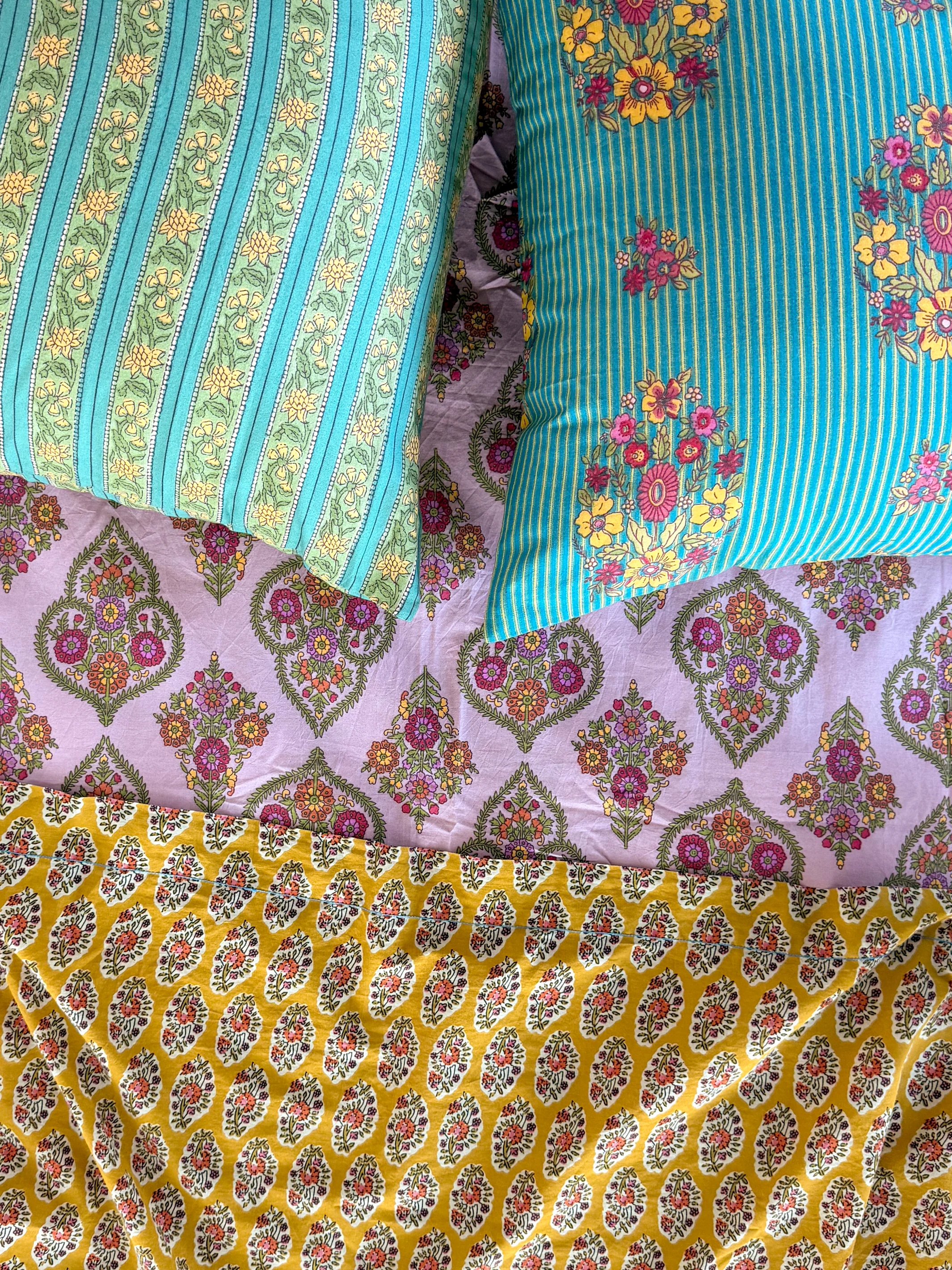Mix & Match Cotton Flat Sheet - Golden Marigold - Image 6