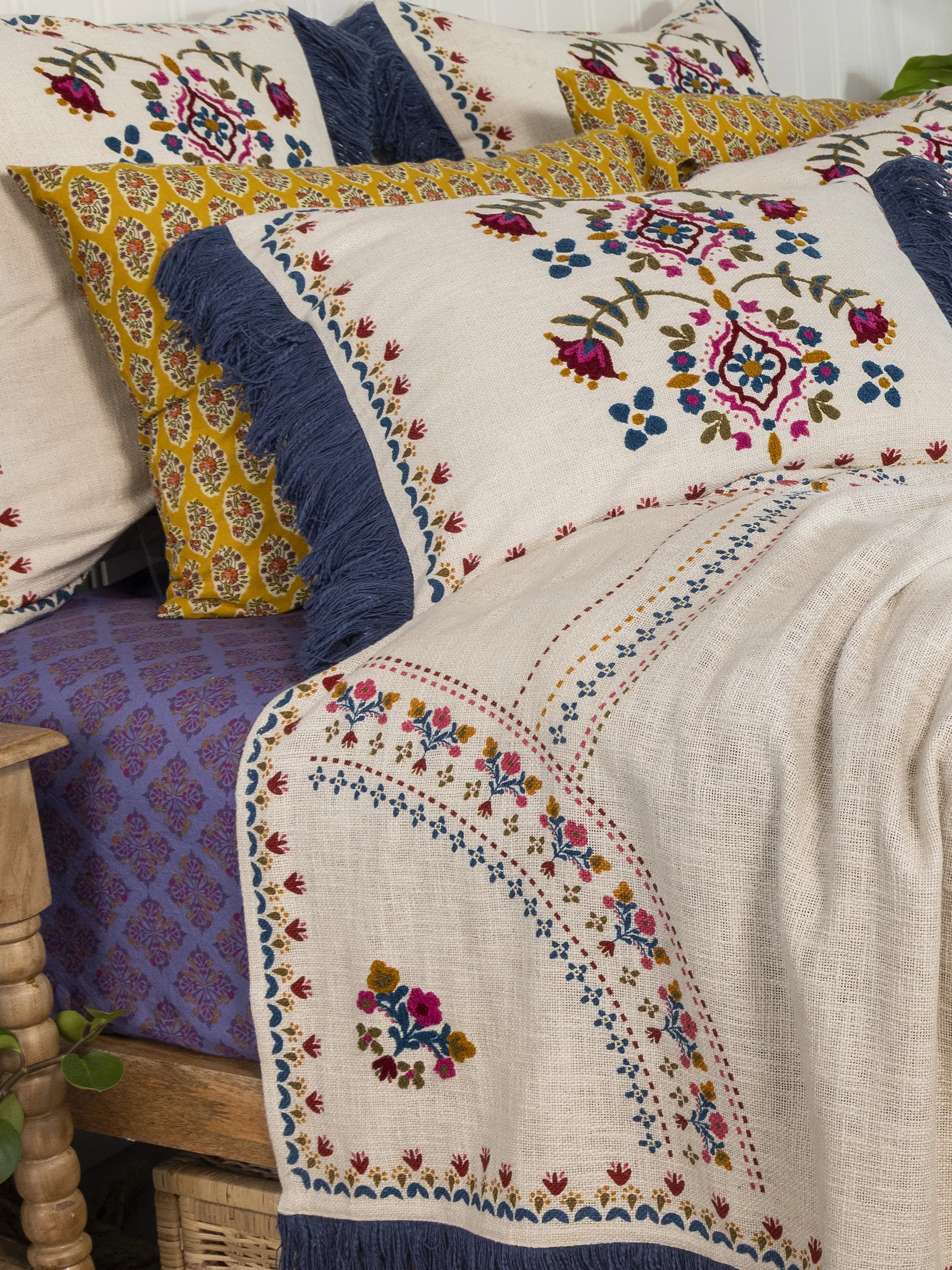 Mix & Match Cotton Pillowcase, Single - Golden Marigold - Image 5