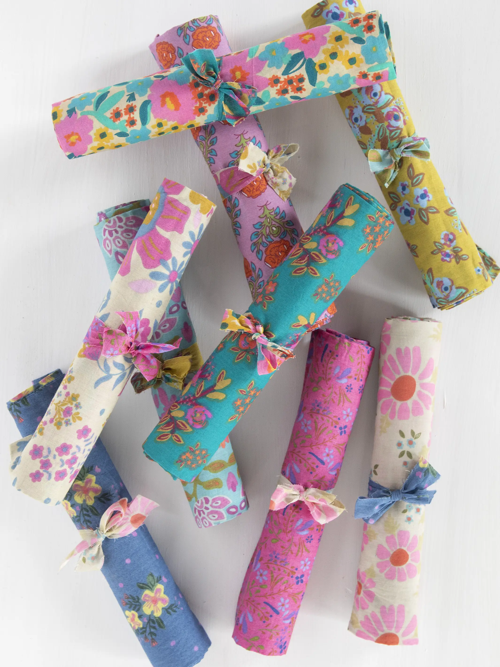 Mix & Match Cotton Pillowcase, Single - Teal Bouquet Blooms - Image 5