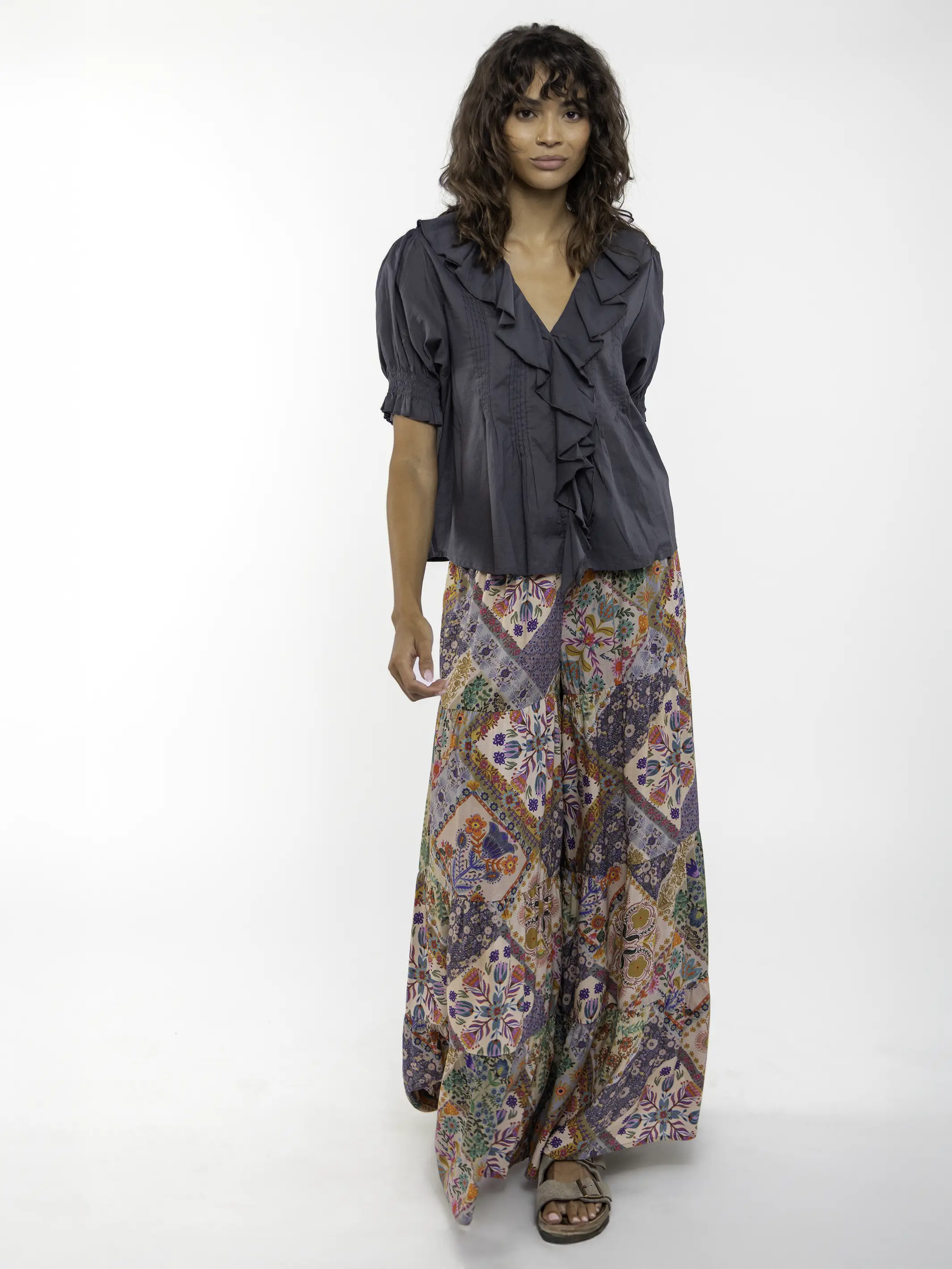 My Favorite Cotton Top - Charcoal - Image 2