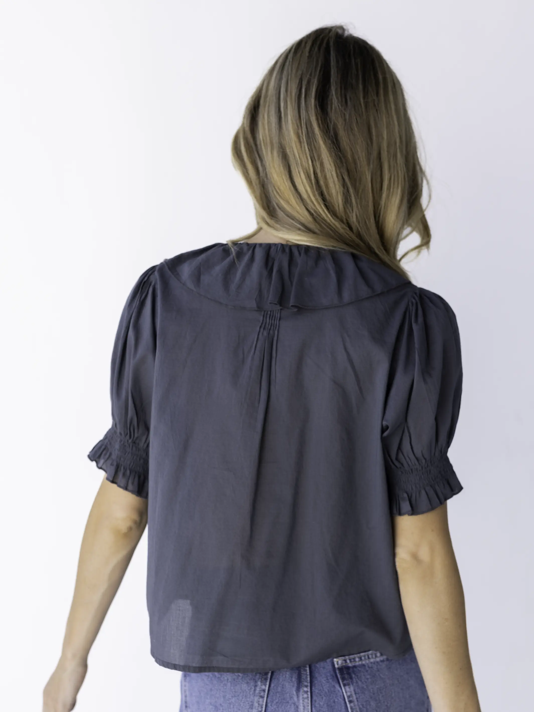 My Favorite Cotton Top - Charcoal - Image 3