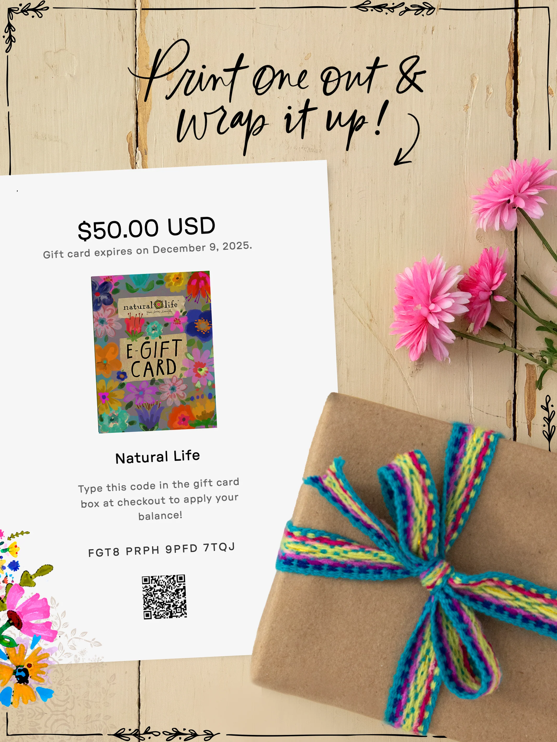 Natural Life E-Gift Card - Image 3
