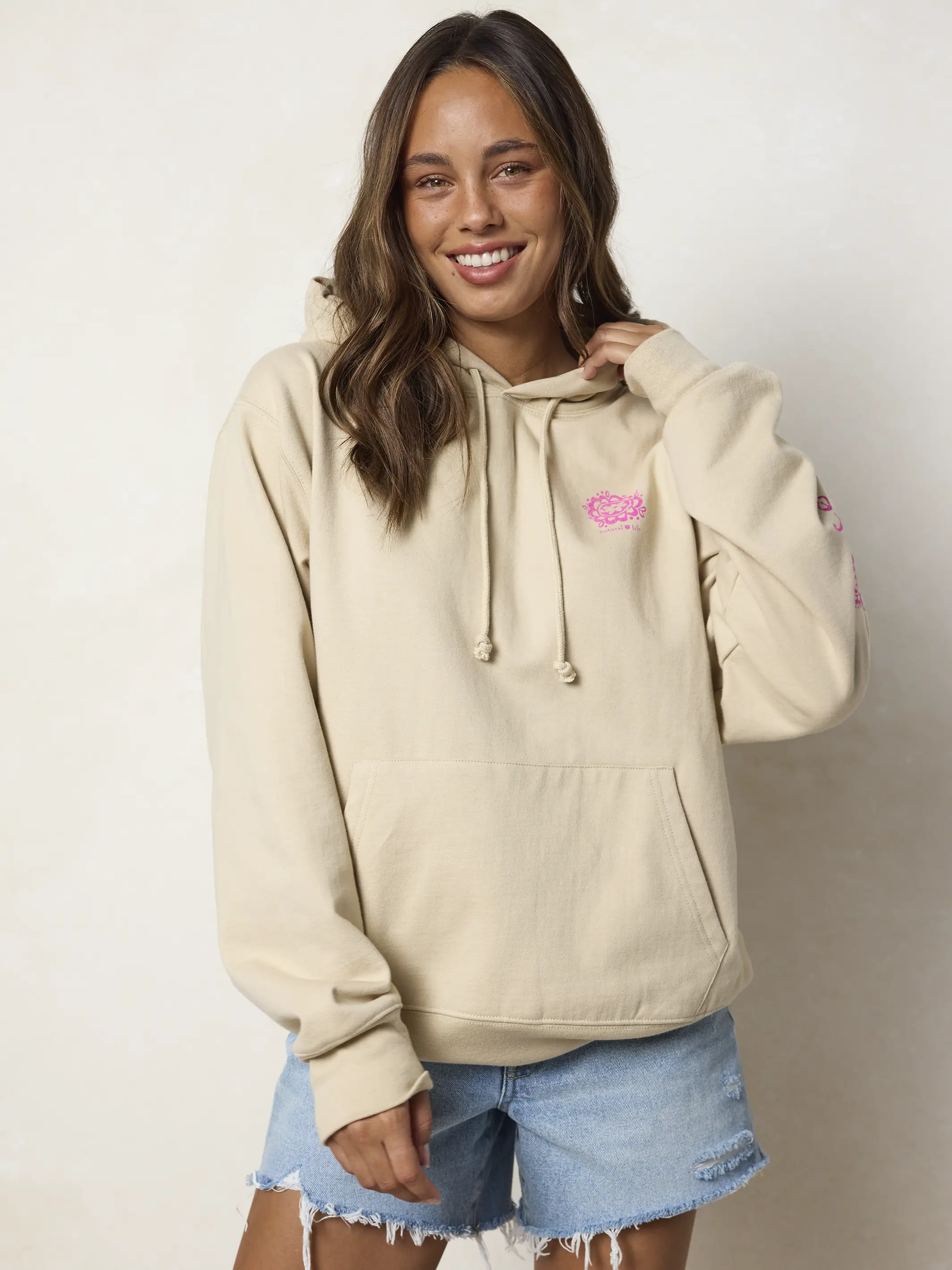 Natural Life Hoodie Sweatshirt - Fish - Image 2