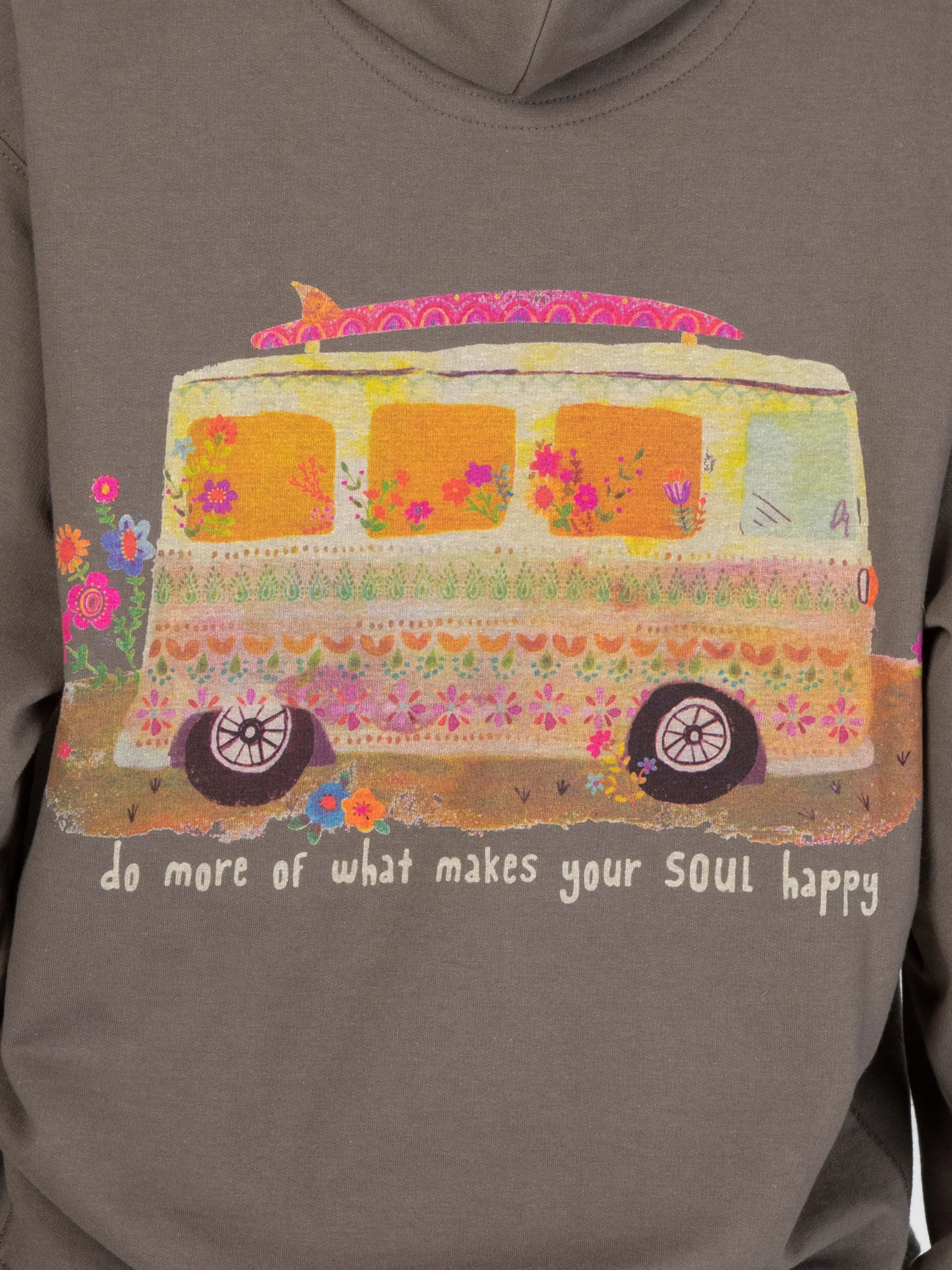 Natural Life Hoodie Sweatshirt - Makes You Happy - Image 2
