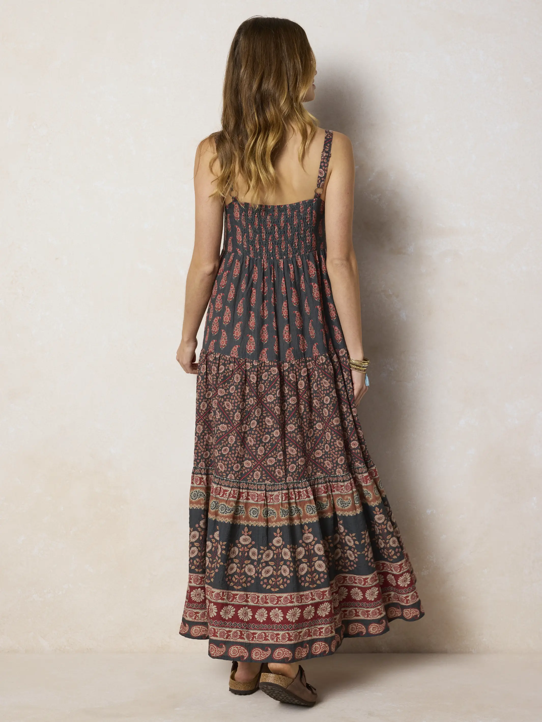 Patricia Maxi Dress - Wildflower Medallion Border - Image 5