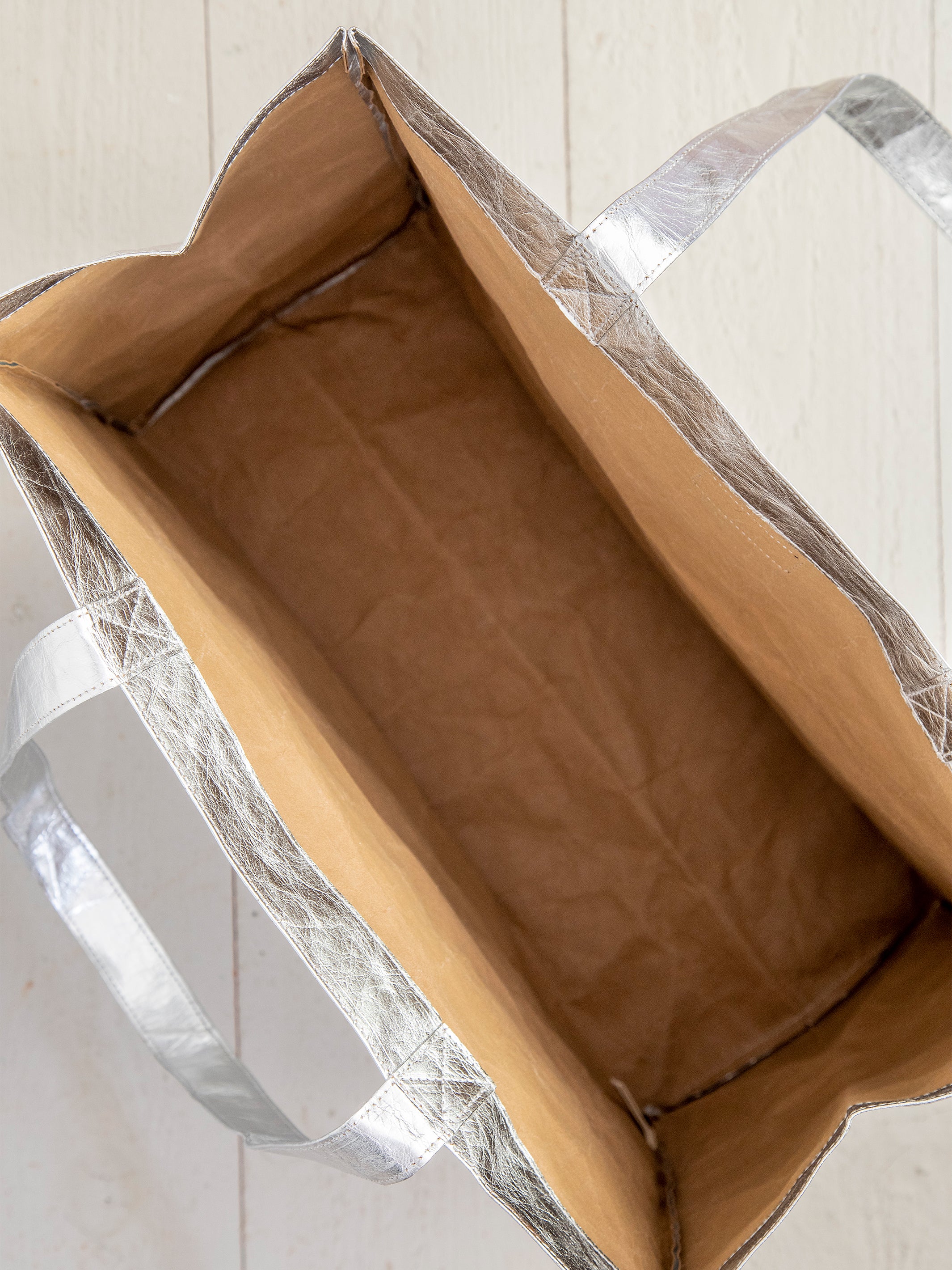 Penny Paper Reusable Tote Bag - Silver - Image 2