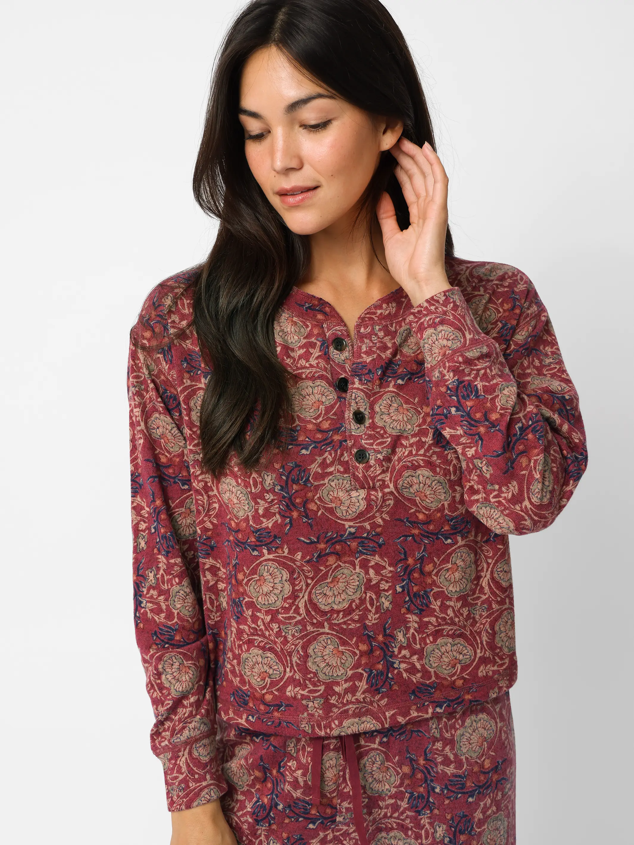 Peyton Lounge Set - Mauve India Vines - Image 2