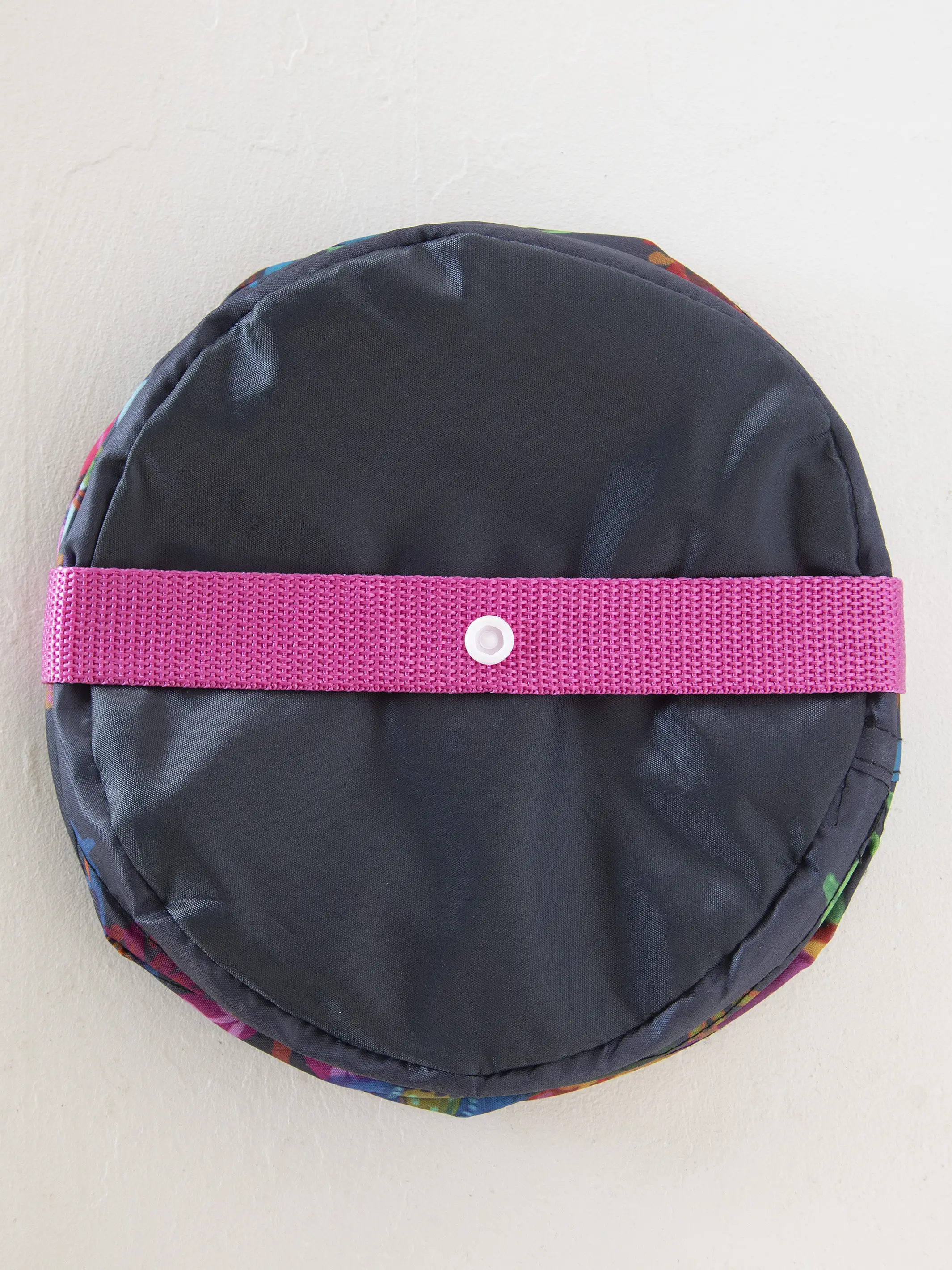 Pop-Up Car Trash Can - Navy Folk Flower - Image 2