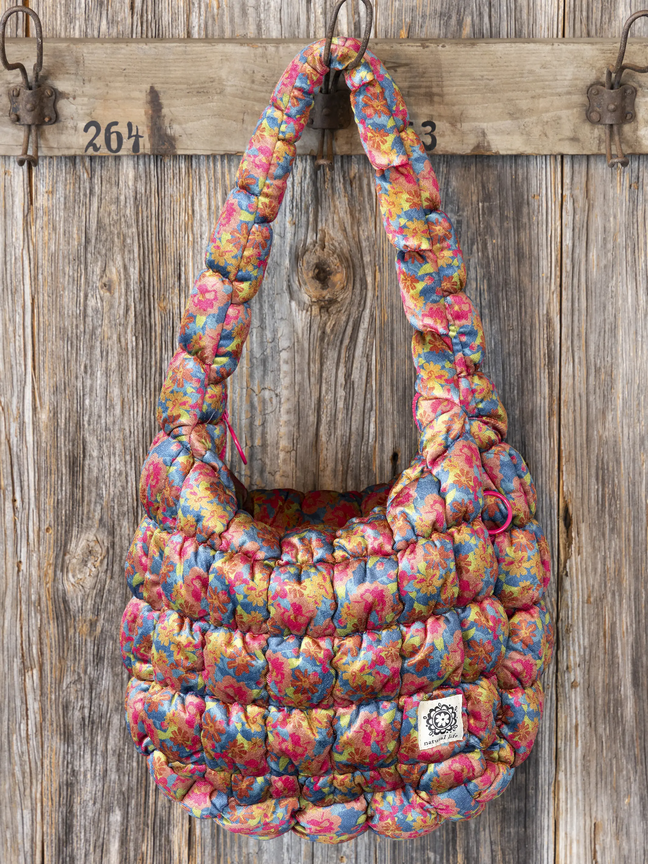 Puffy Velvet Fit-It-All Bag - Large Calico Floral - Image 3