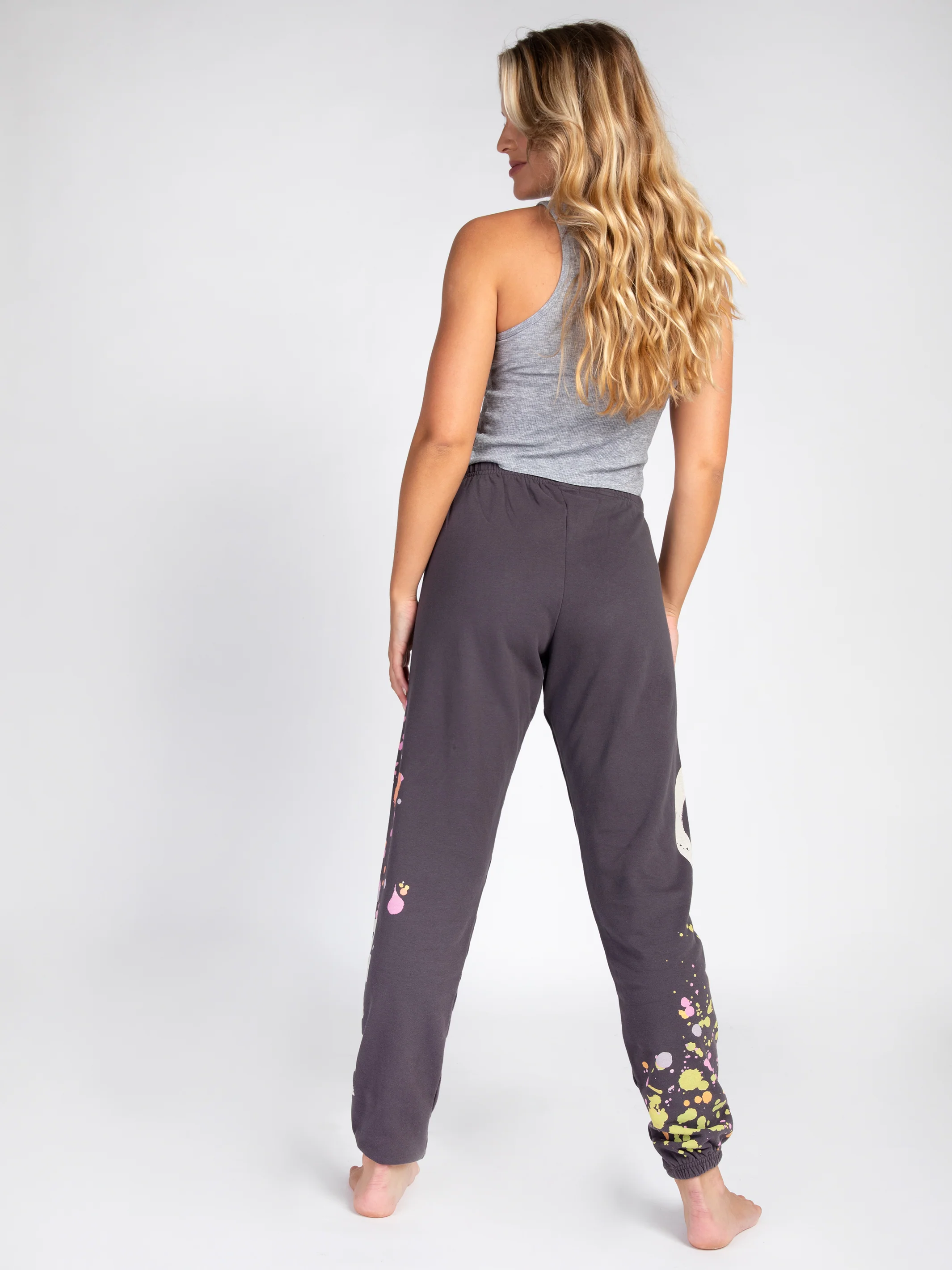 Quinn Joggers - Charcoal Peace - Image 3