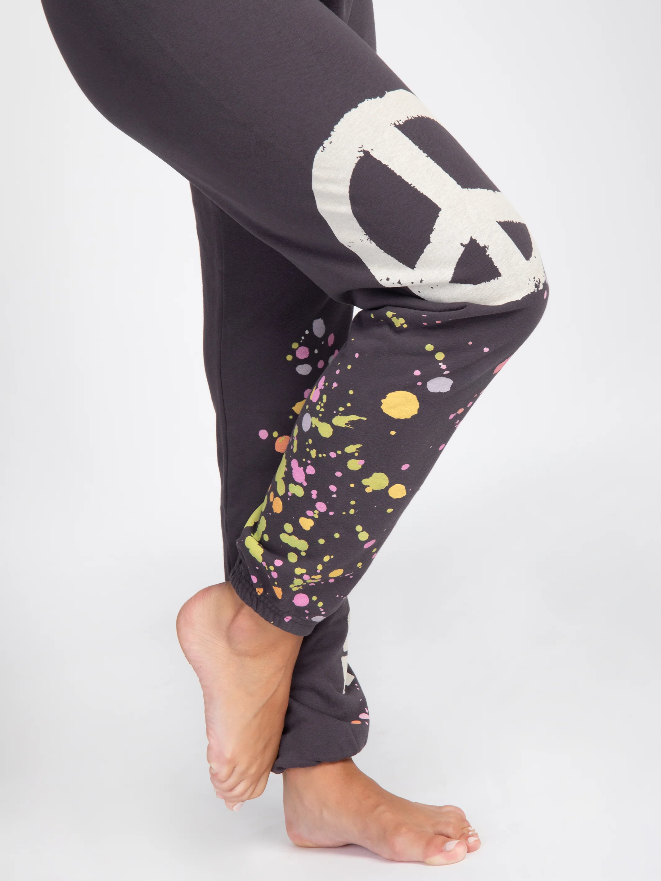 Quinn Joggers - Charcoal Peace - Image 4