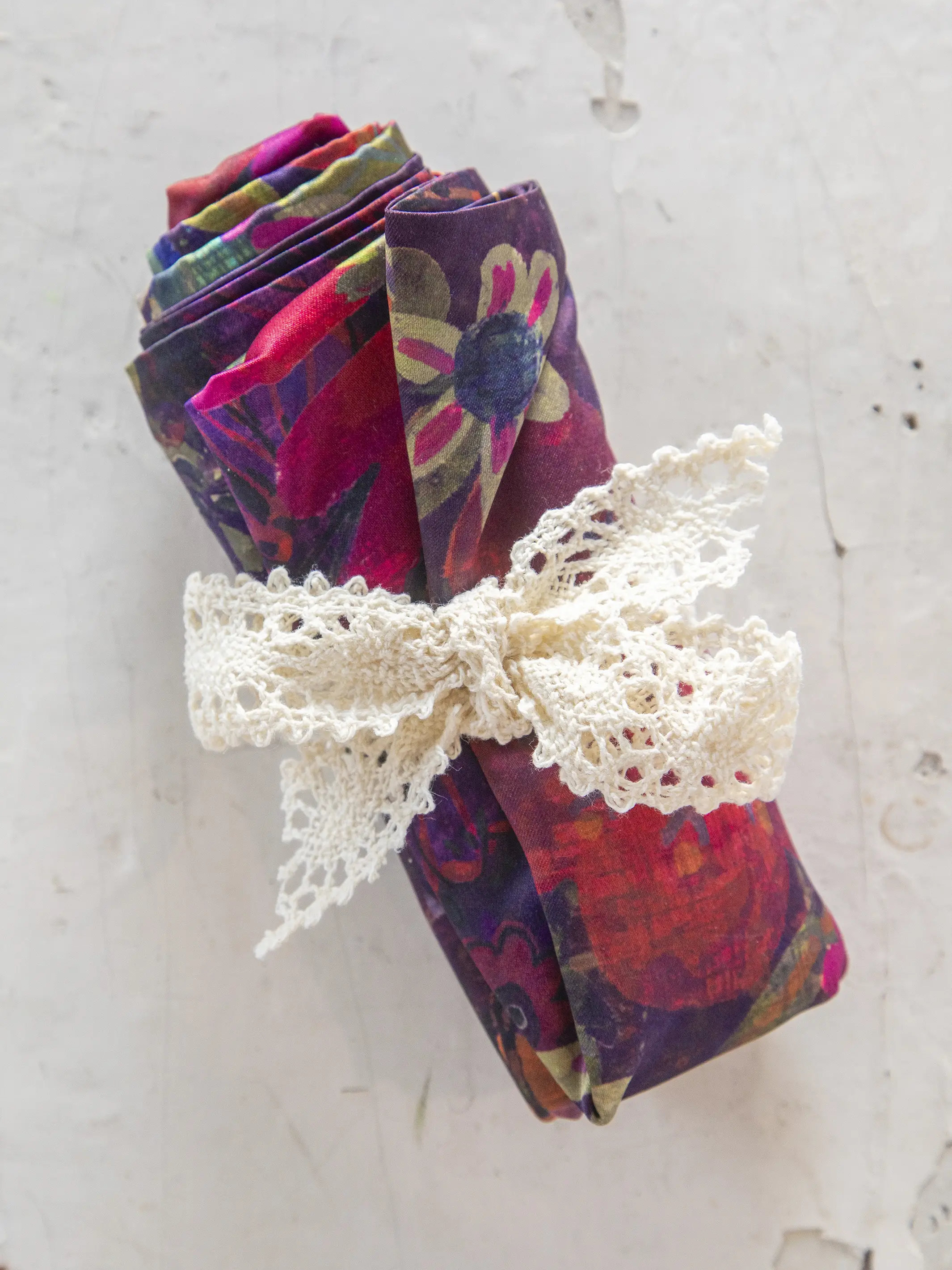 Satin Pillowcase - Dark Floral Garden - Image 2