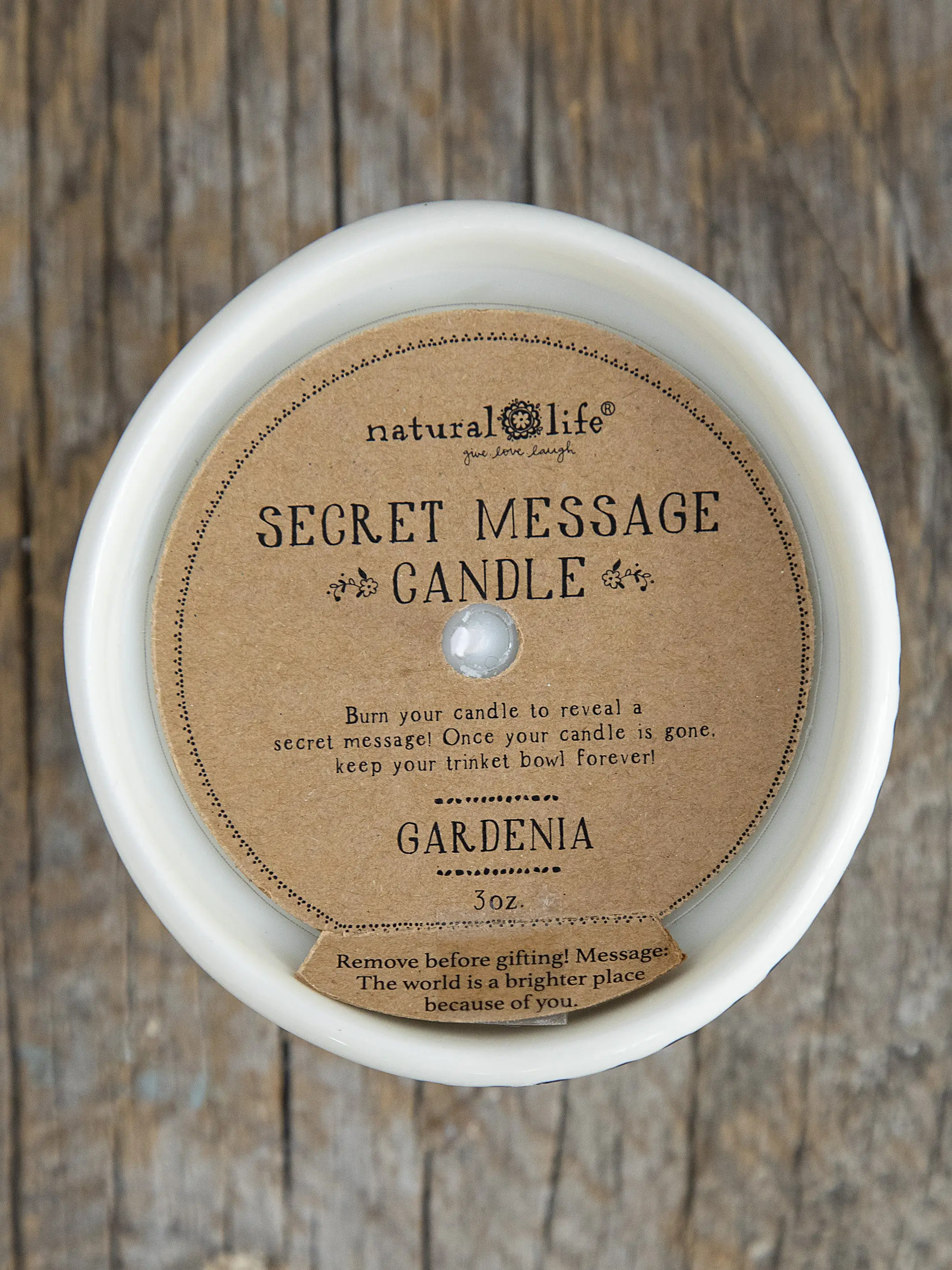 Secret Message Candle - Brighter Place - Image 3