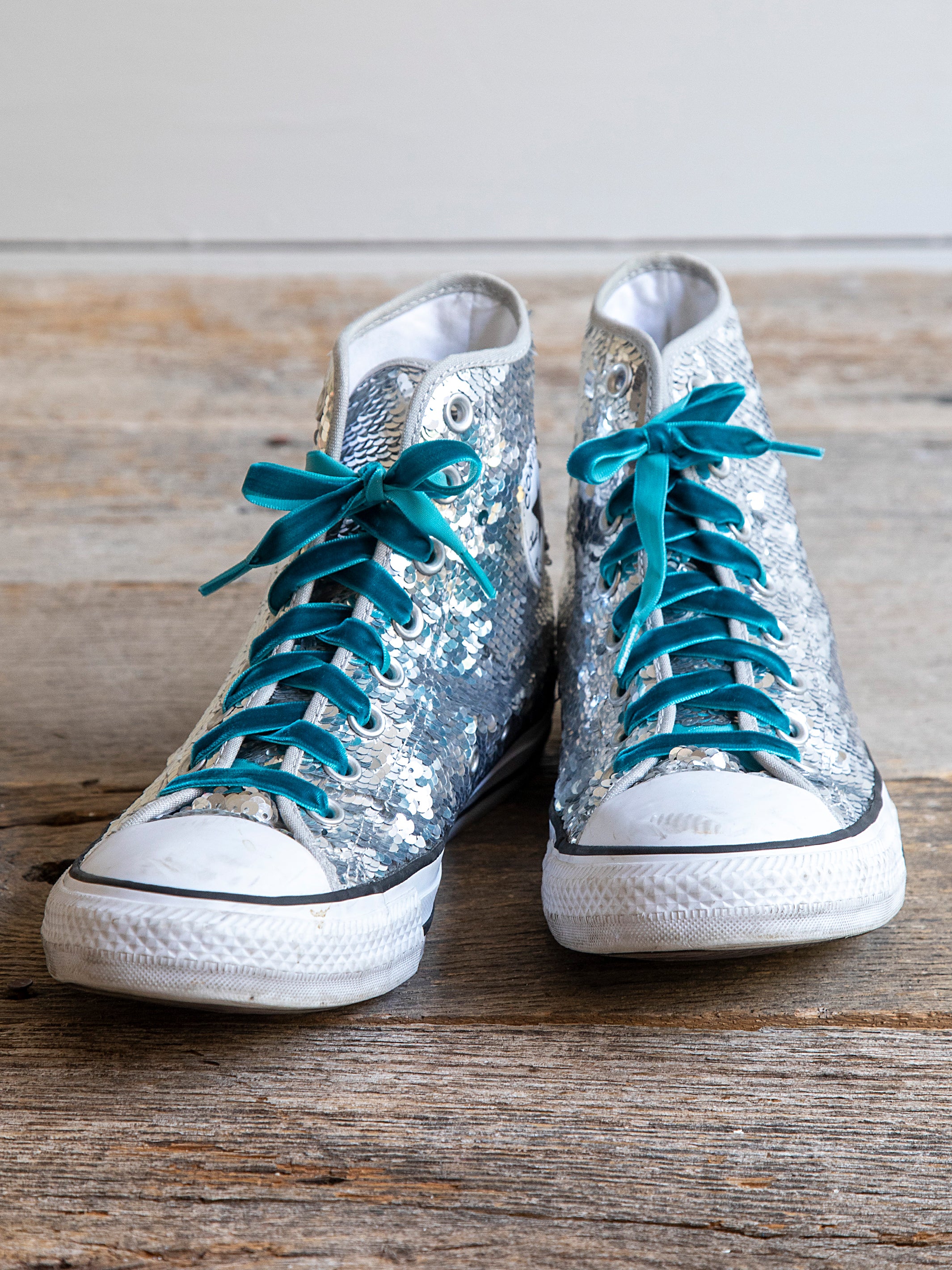 Shoelaces, Set of 2 - Teal - Image 3