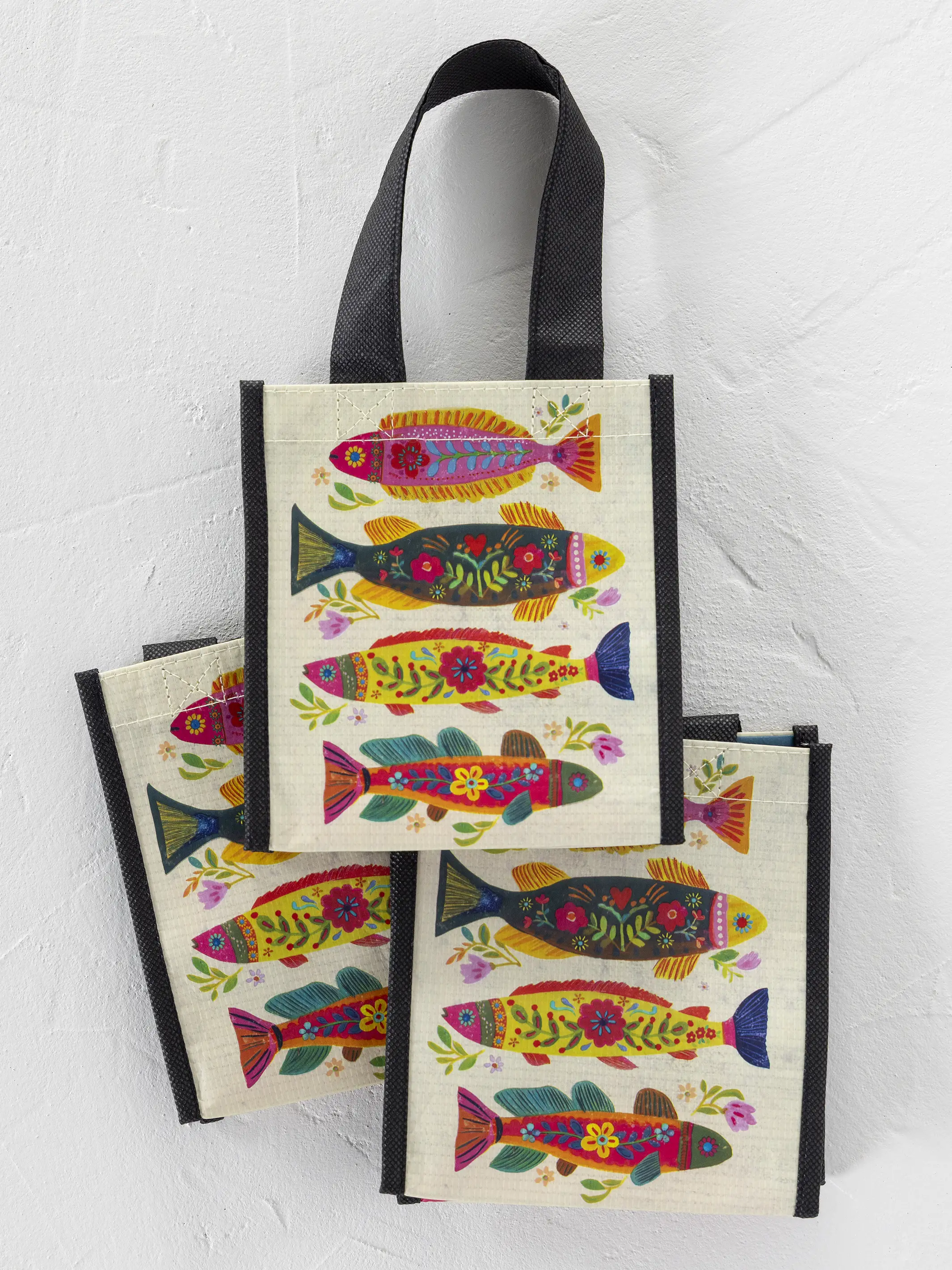Small Happy Bag, Set of 3 - Fish - Image 2