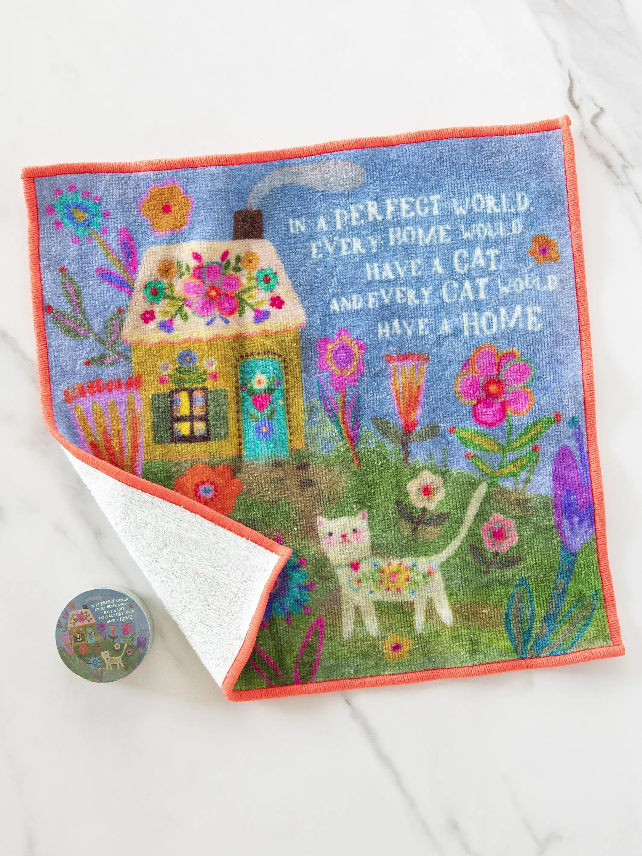 So Soft Expanding Washcloth - Every Cat Has A Home - Image 2