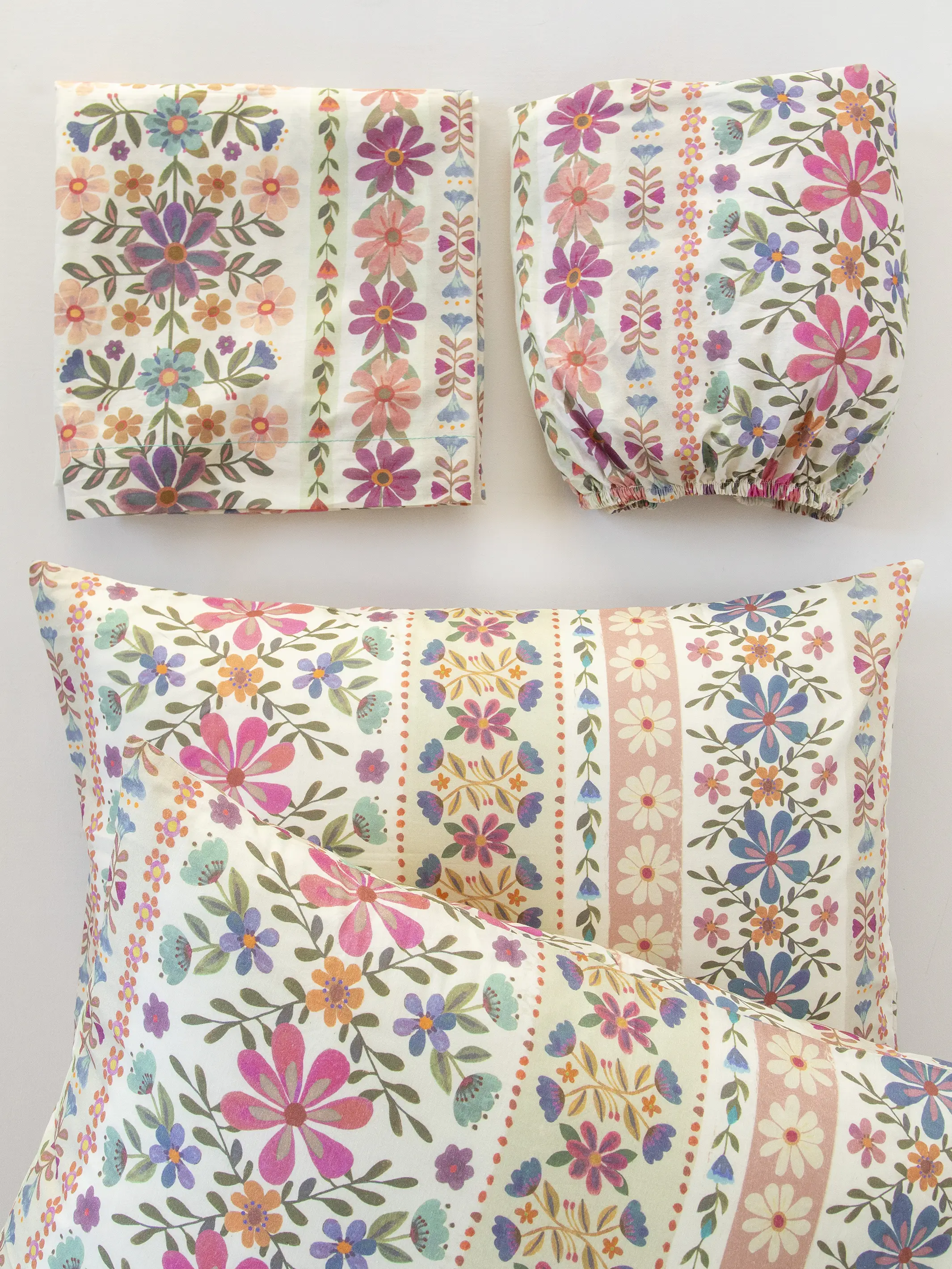 Sooo Soft Cotton Sheet Set - Wildflower Rows - Image 2