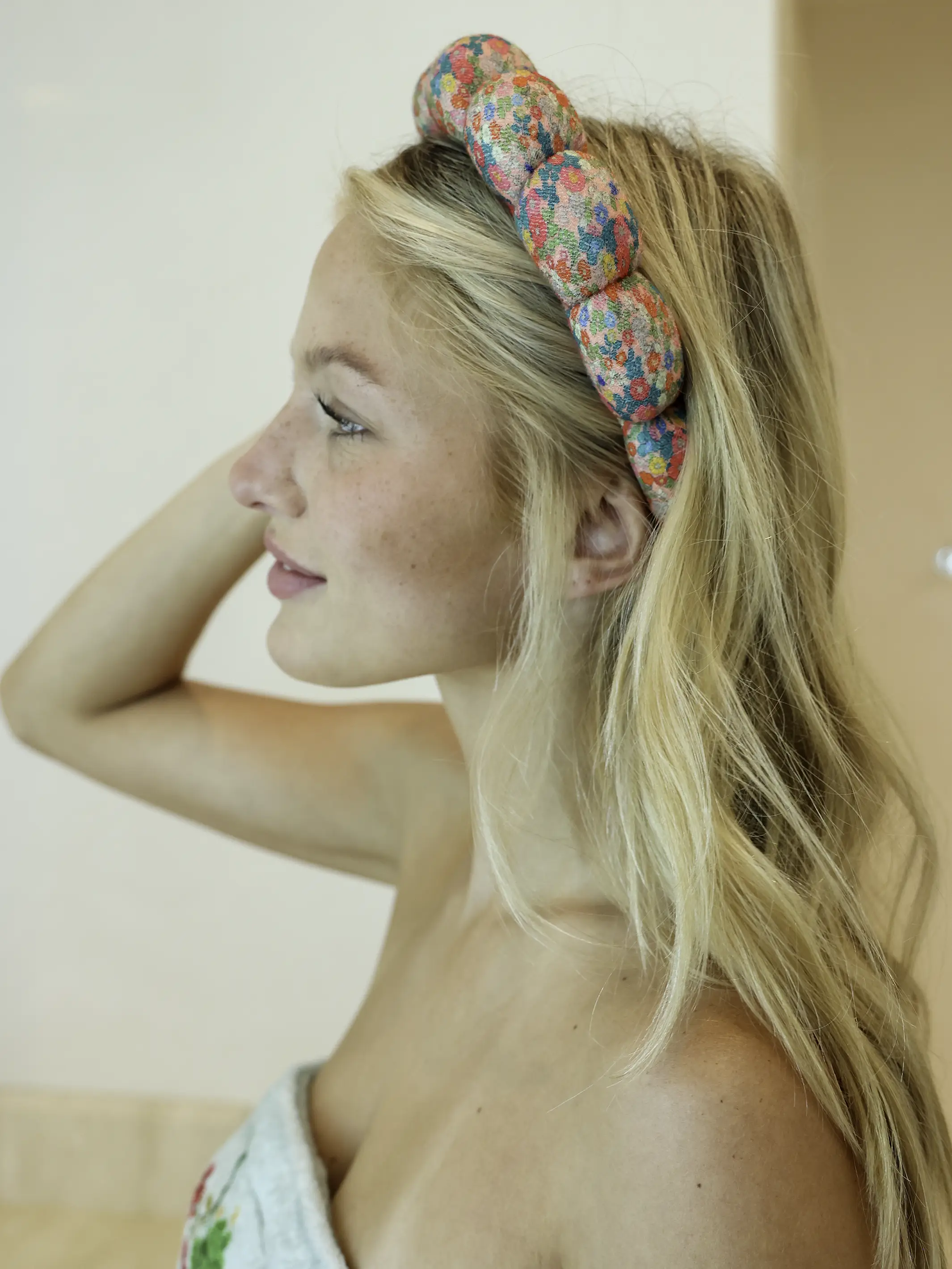 Spa Headband - Vintage Garden Peach - Image 2