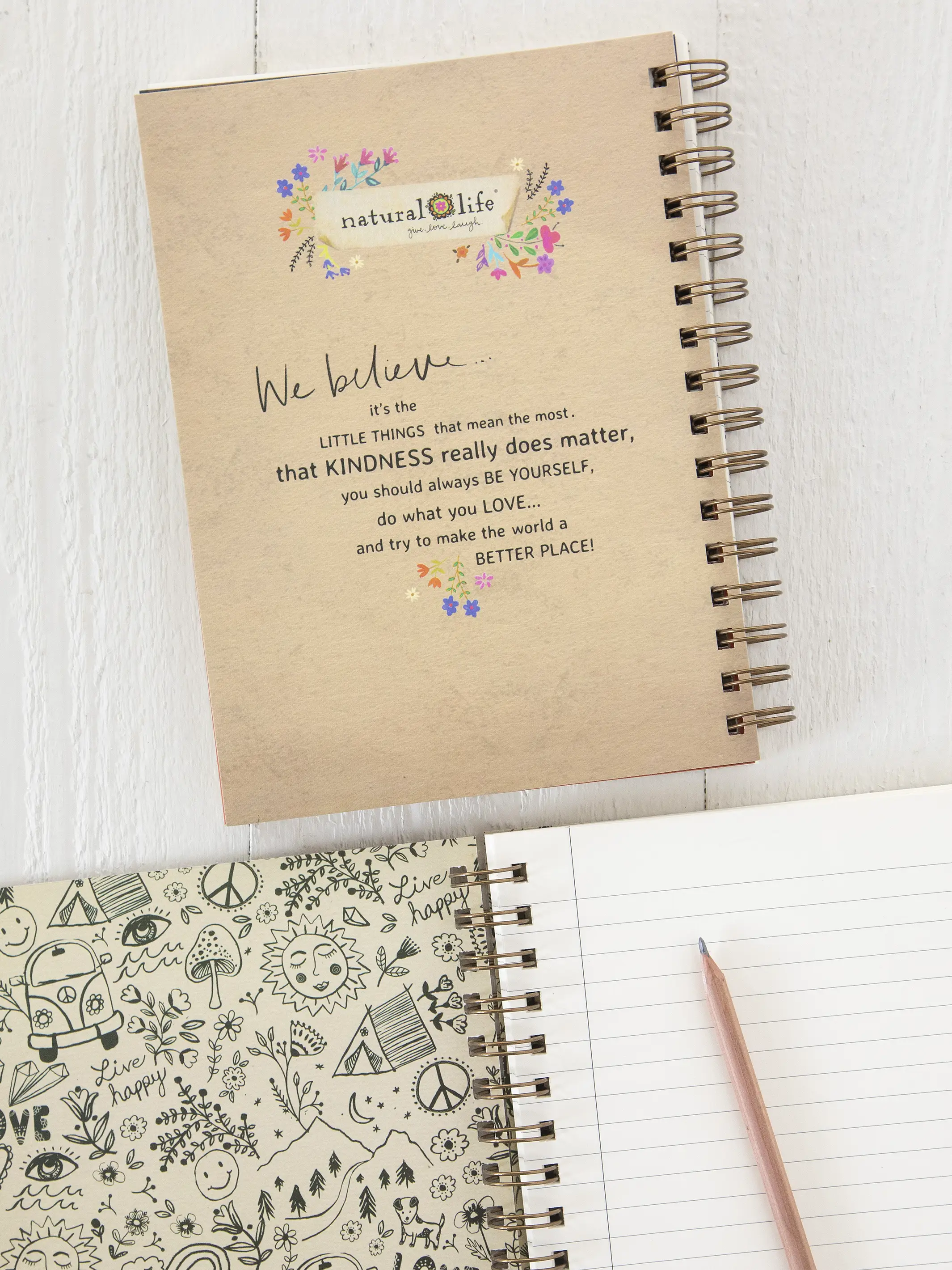 Spiral Notebook - Patchwork Chirps - Image 2