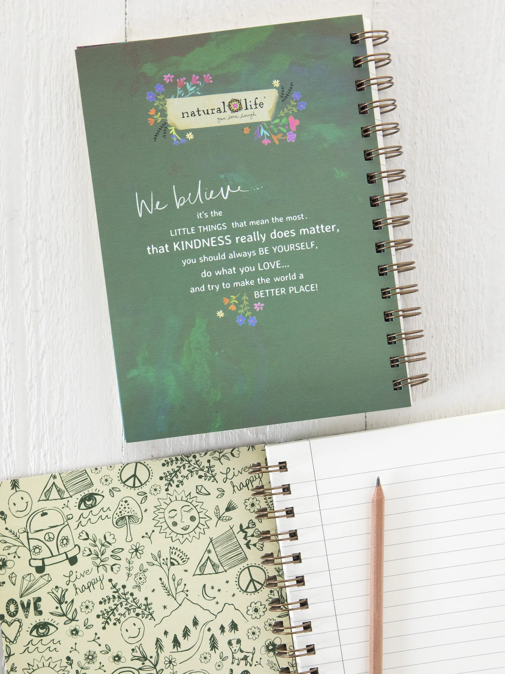 Spiral Notebook - Wildflower Border - Image 2