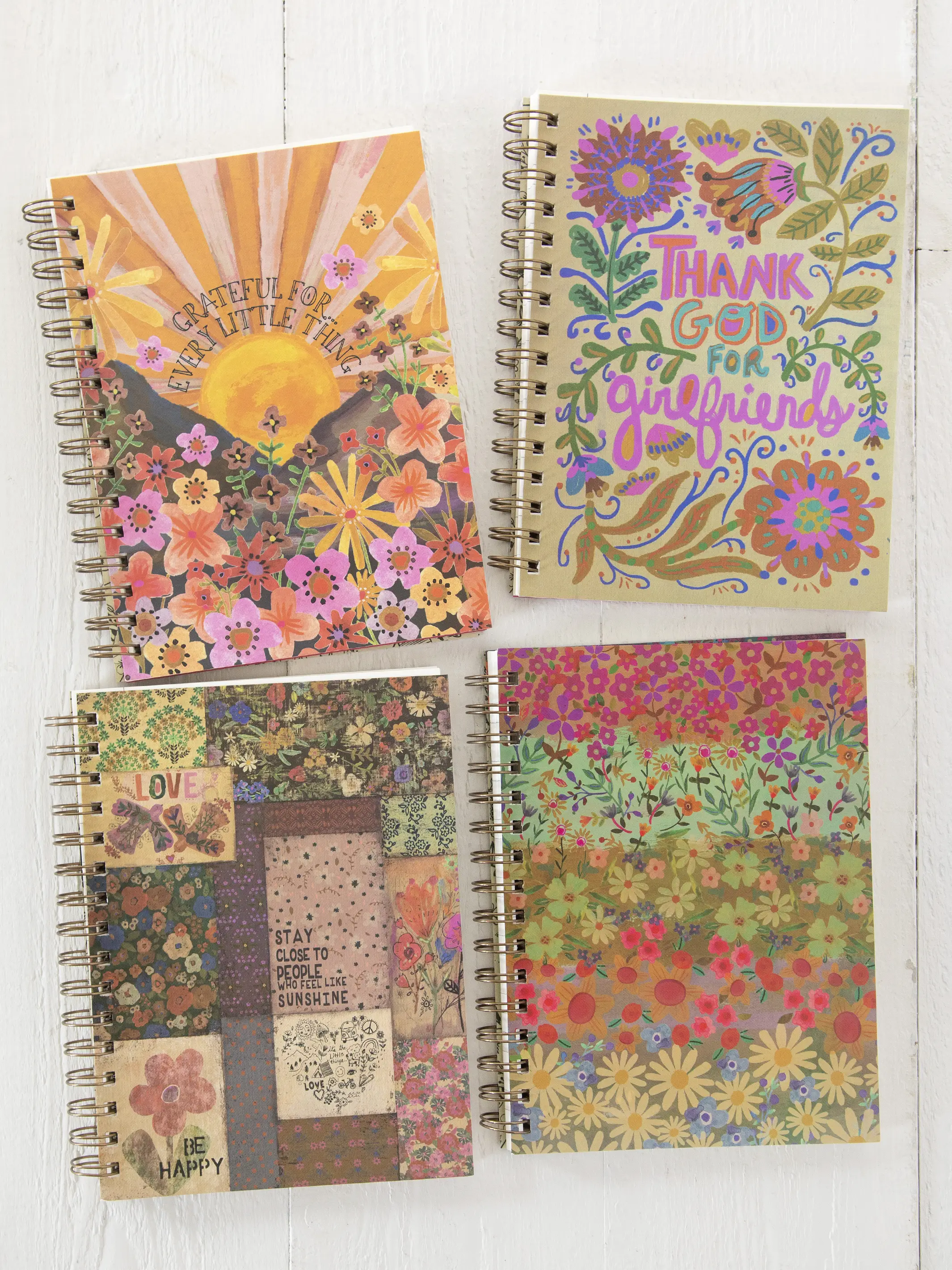 Spiral Notebook - Wildflower Border - Image 3
