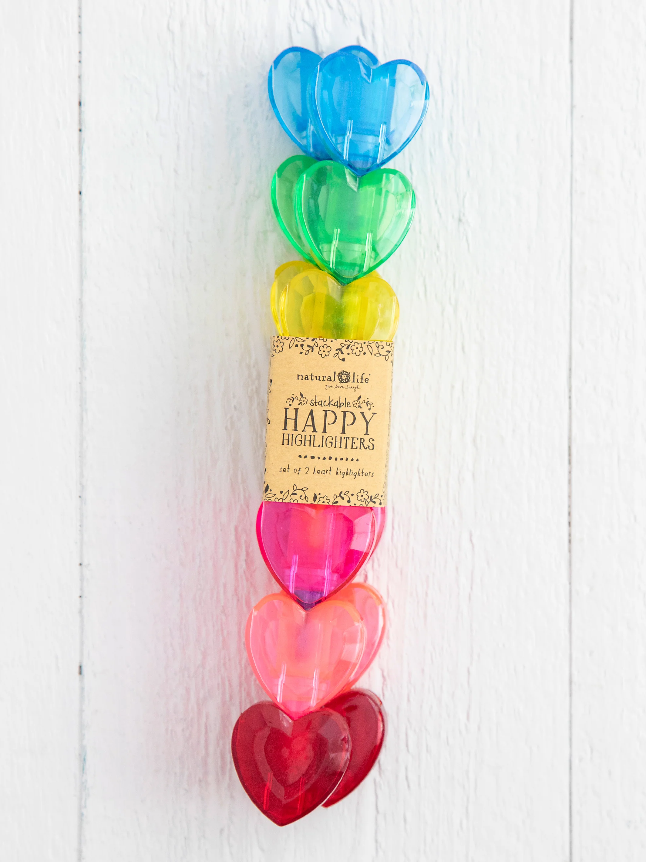 Stackable Heart Highlighters, Set of 2 - Image 3