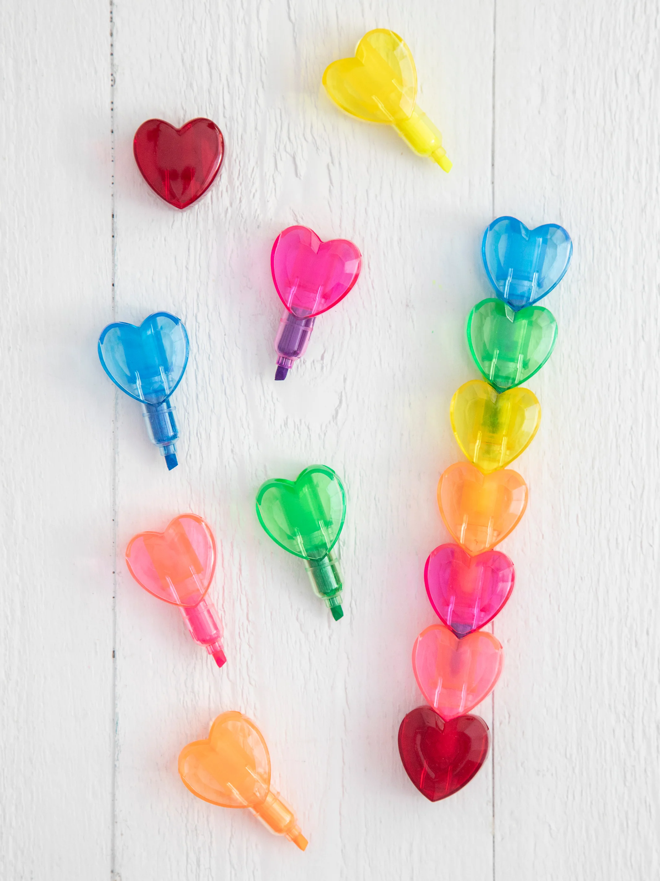 Stackable Heart Highlighters, Set of 2 - Image 4