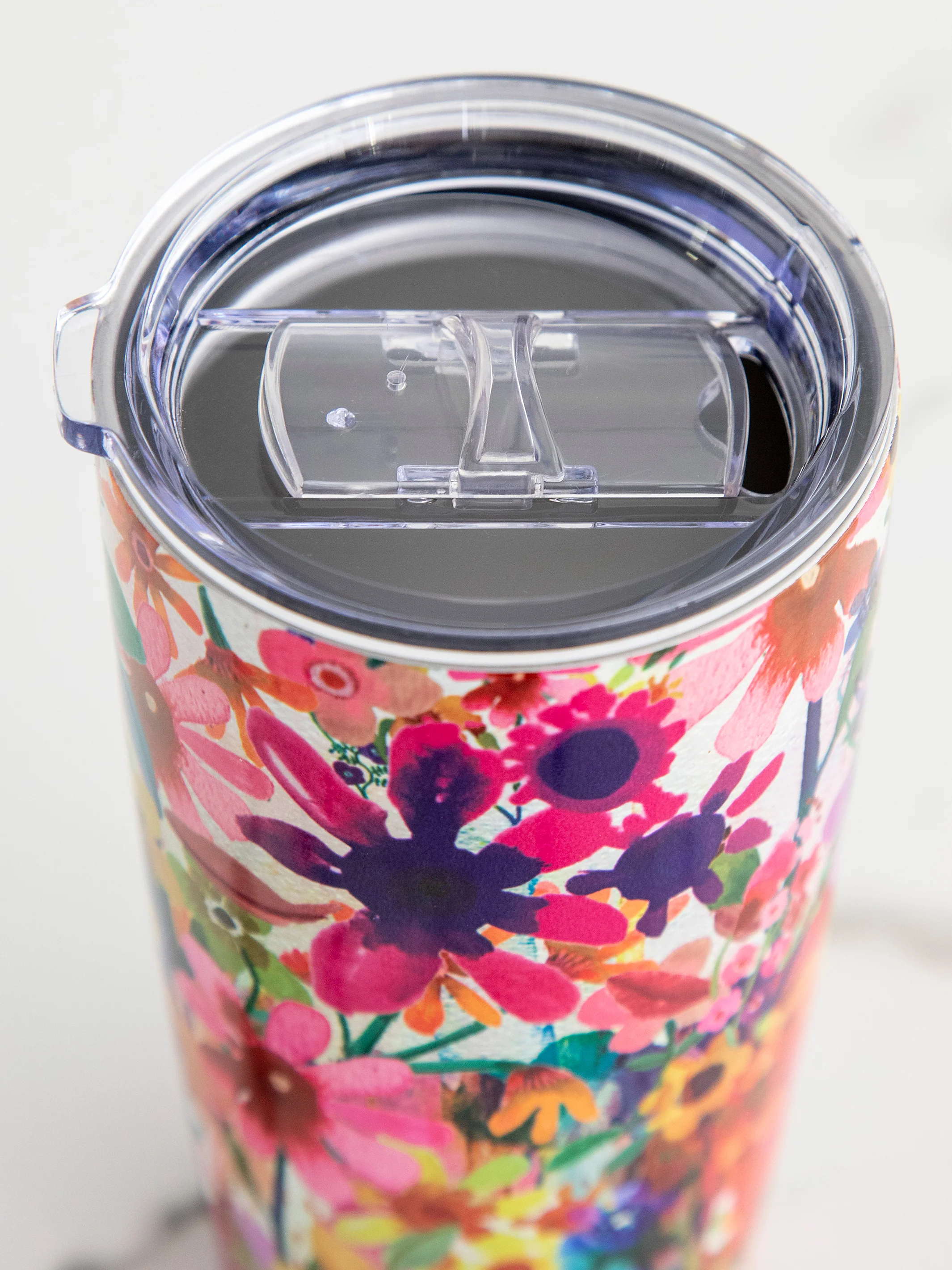 Stainless Steel Tumbler - Watercolor Floral - Image 2