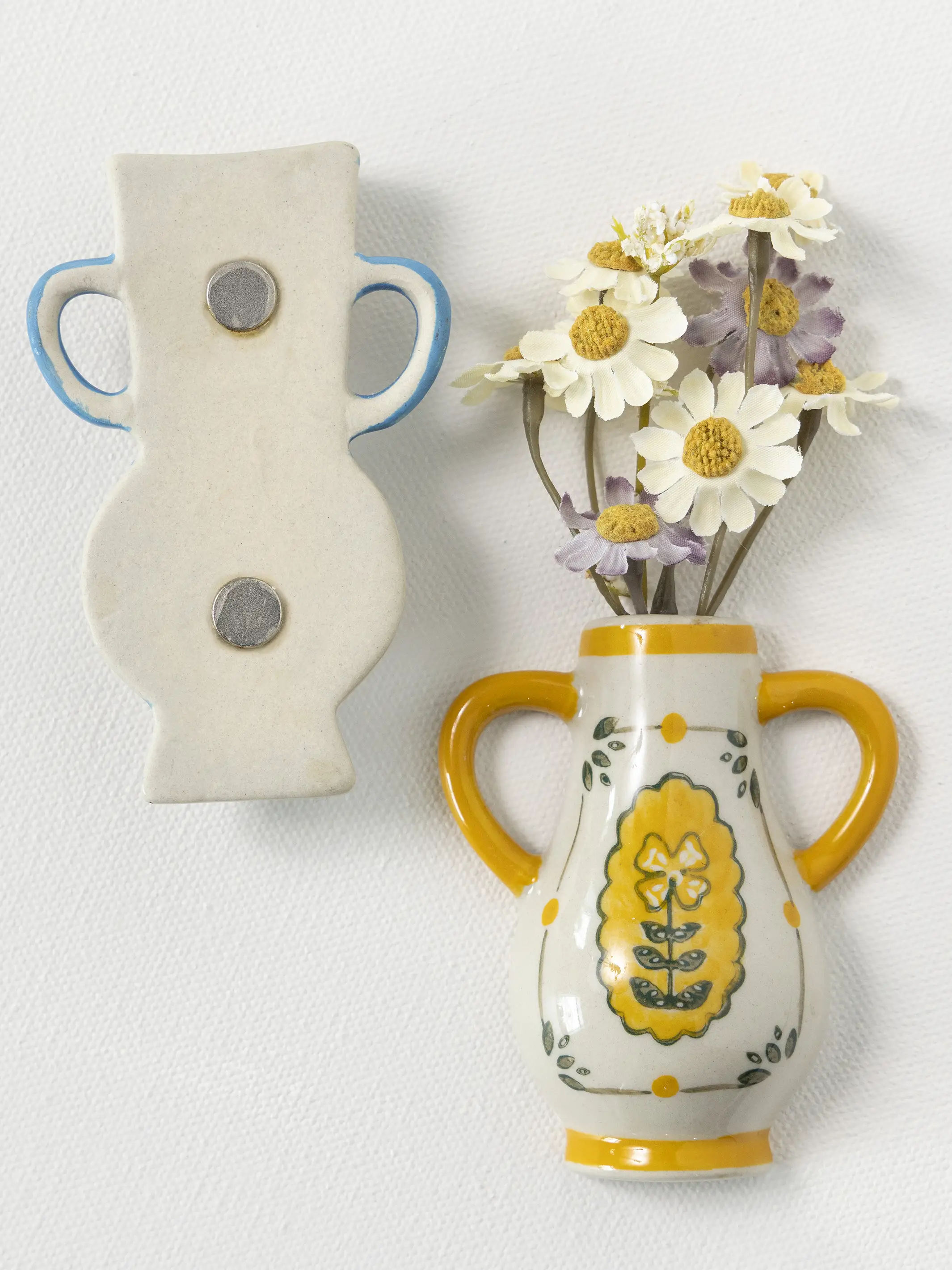 Stoneware Mini Vase Magnets, Set of 2 - Image 2