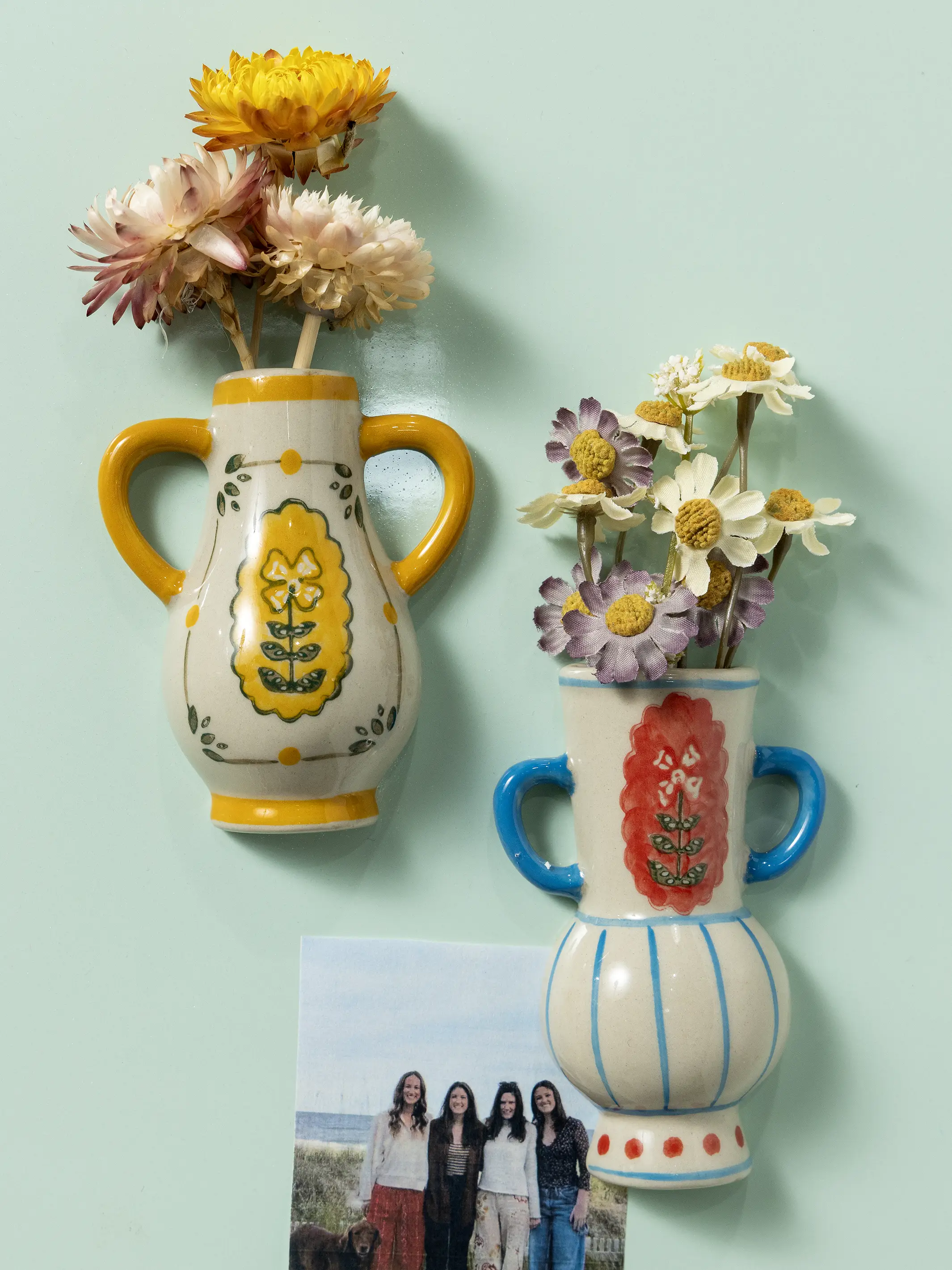 Stoneware Mini Vase Magnets, Set of 2 - Image 4