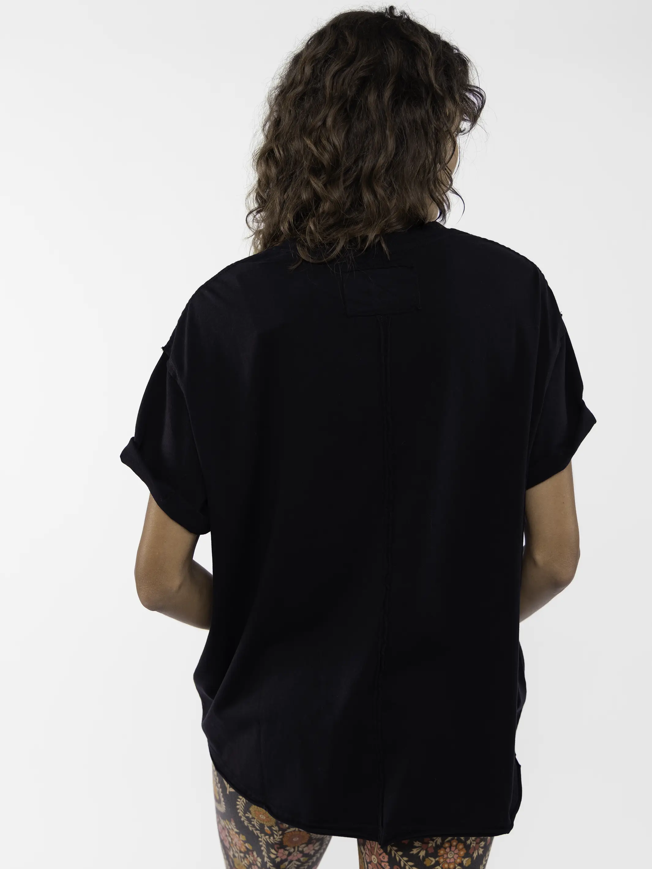 Take It In Cotton Tee - Black - Image 3