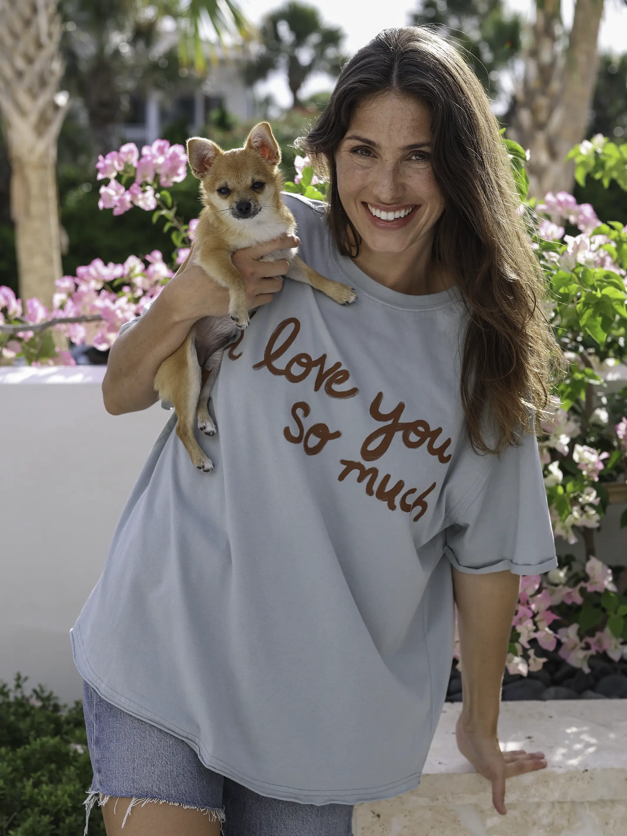 Take It In Cotton Tee - I Love You - Image 2