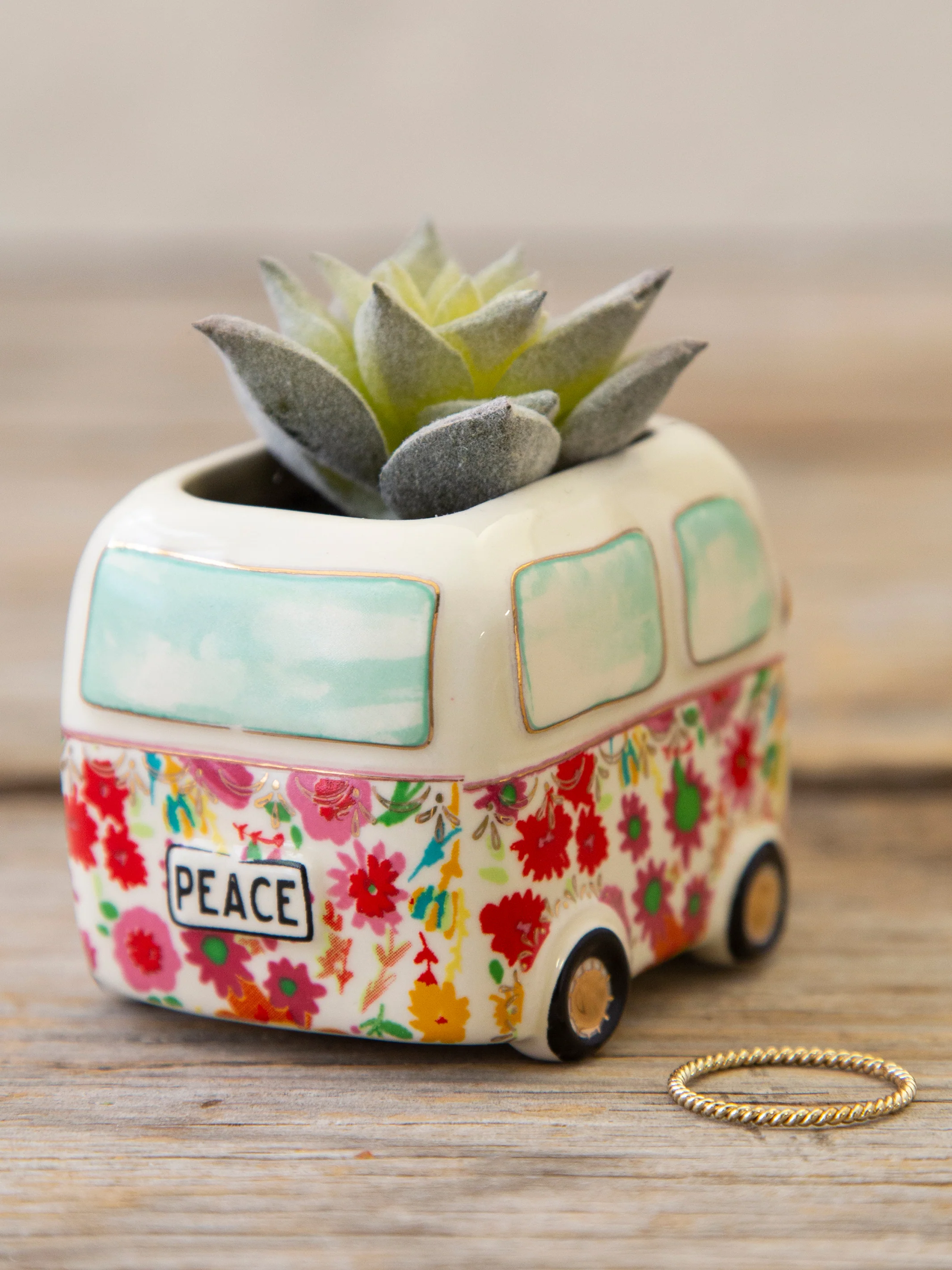 Tiny Faux Succulents - Van - Image 2