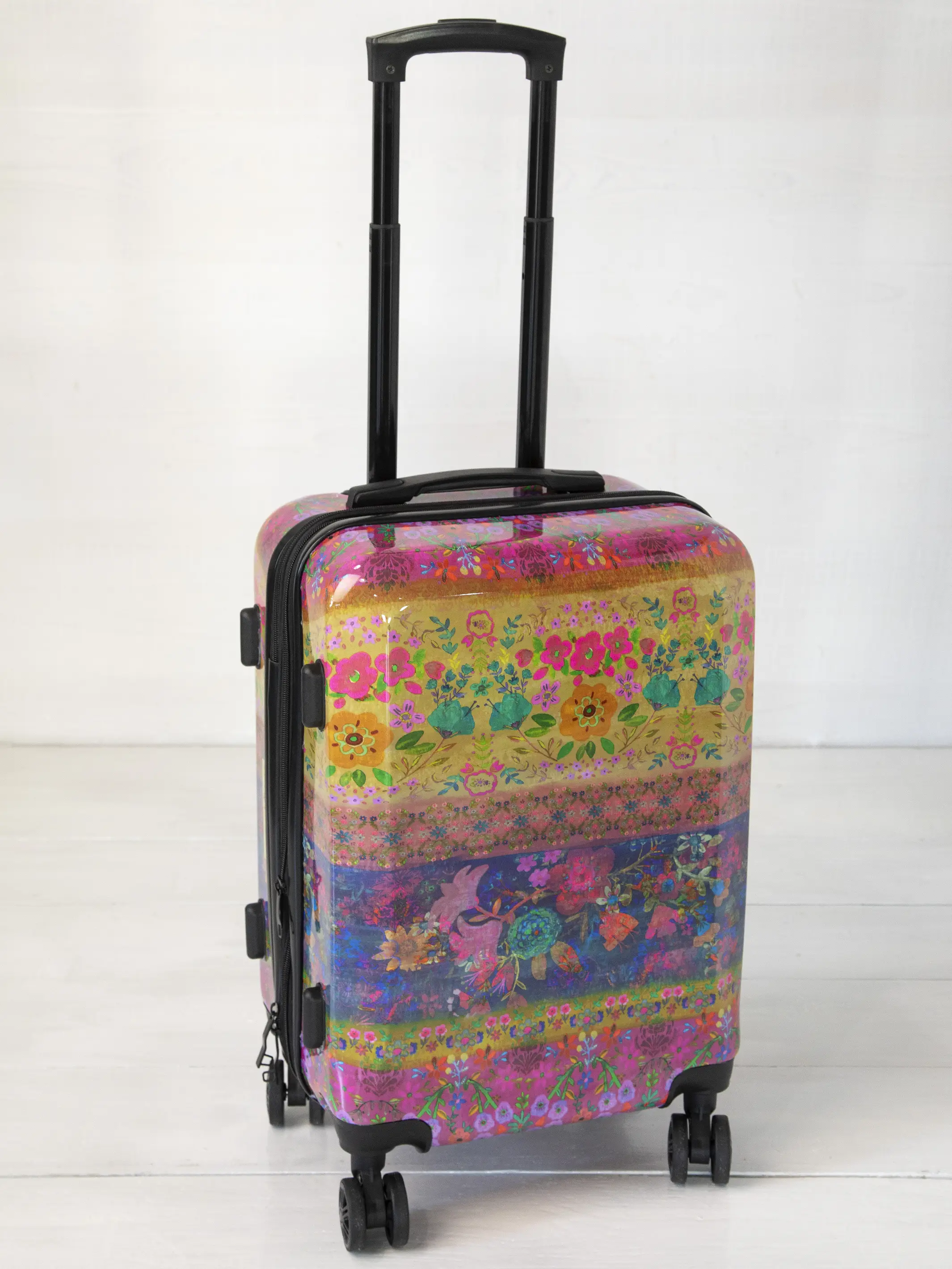Travel Happy Carry-On Suitcase - Jewel Borders - Image 4