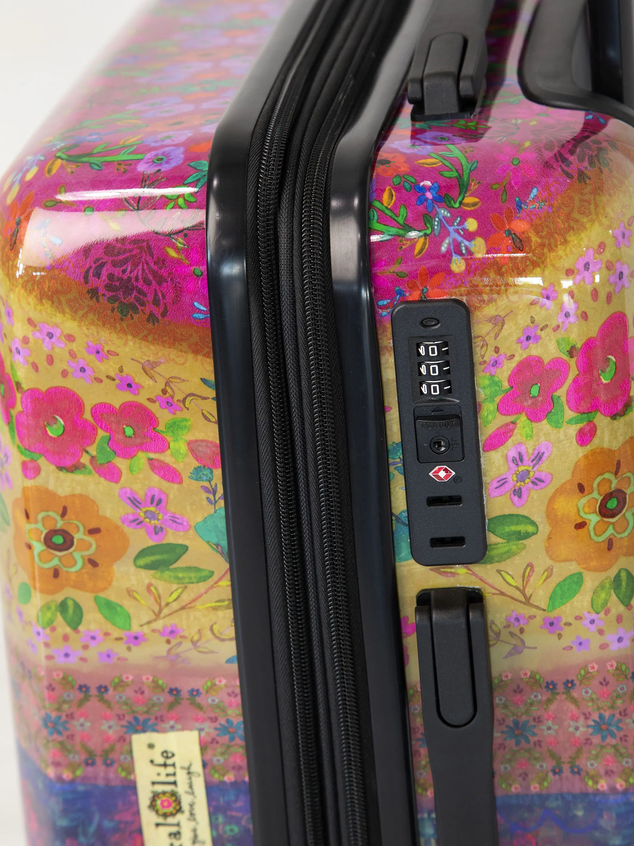 Travel Happy Carry-On Suitcase - Jewel Borders - Image 5