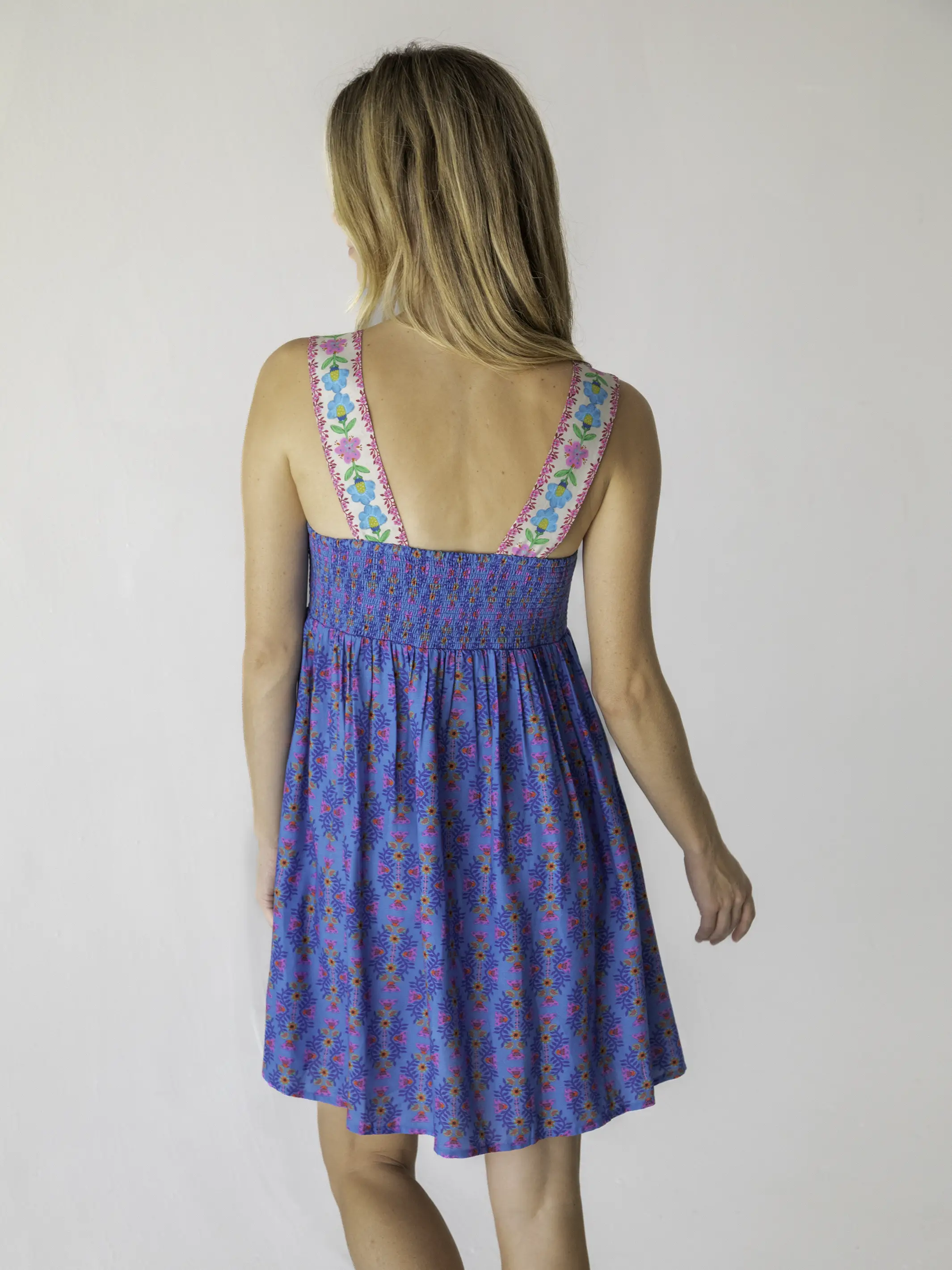 Tricia Mini Dress - Medallion Diamond Vines - Image 6