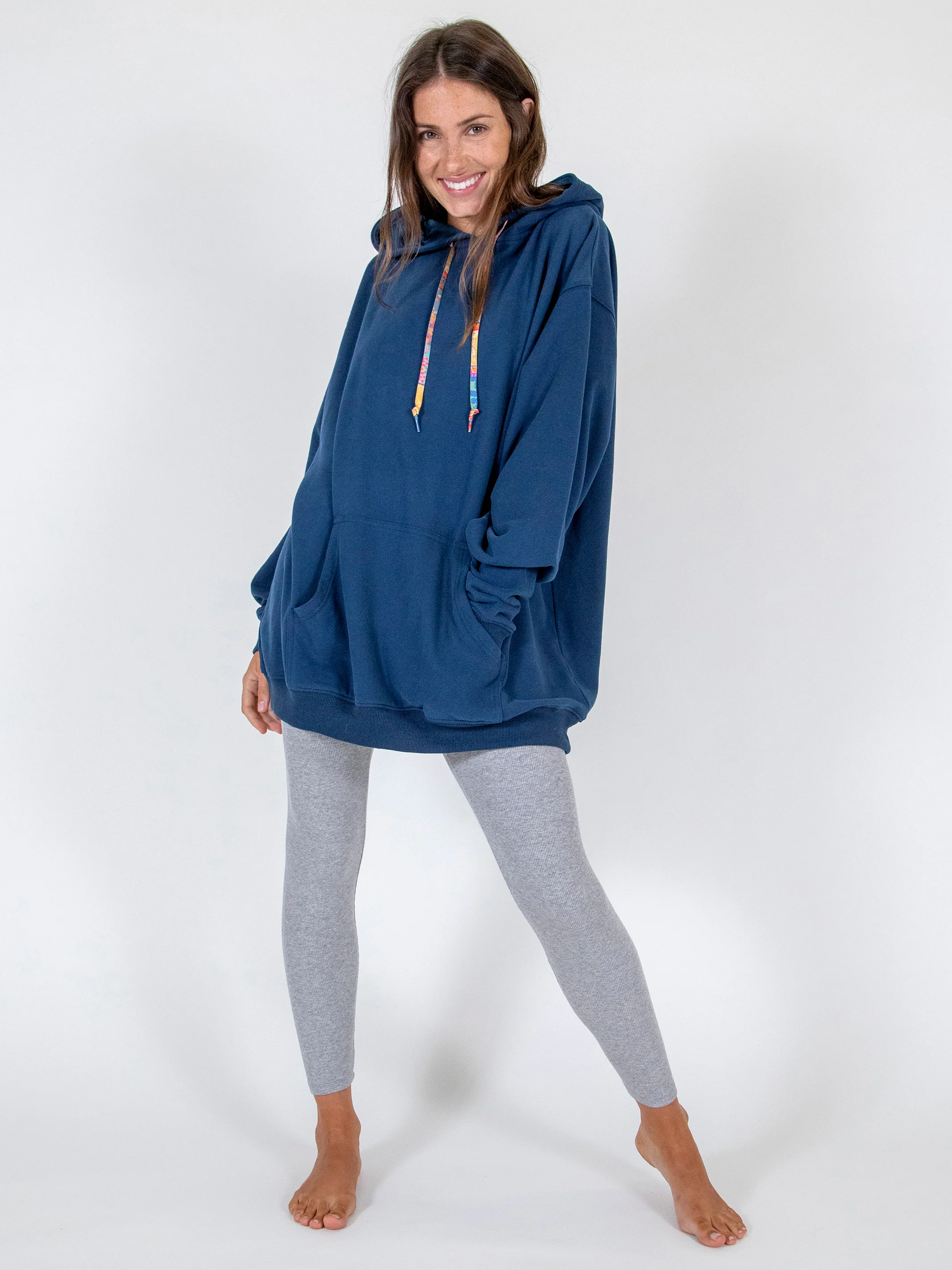 True To You Hoodie - Navy - Image 4