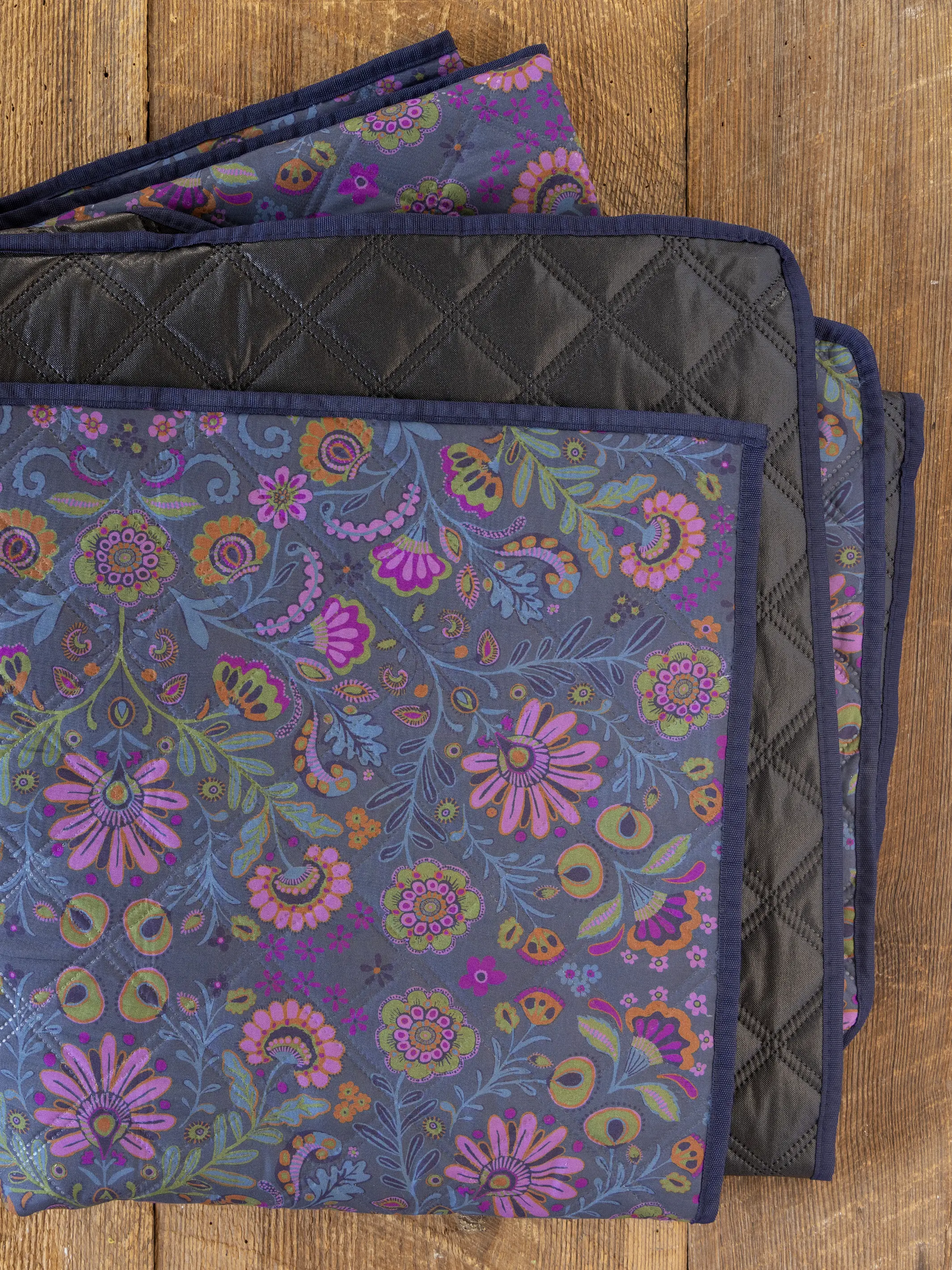 Wanderlust Camping Mat - Charcoal Mandala - Image 2