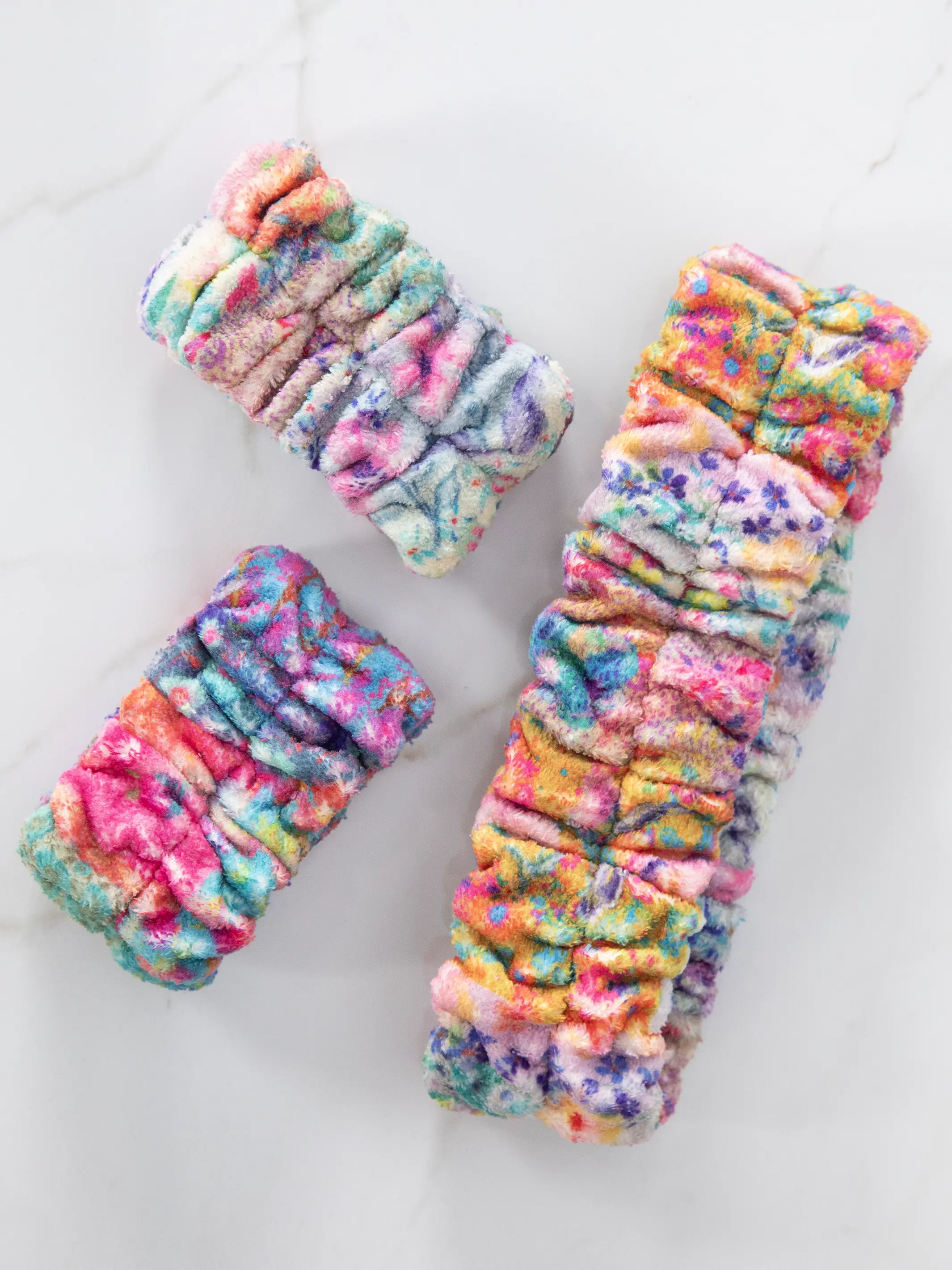 Wash Band Set - Pink Watercolor Patchwork - Image 2