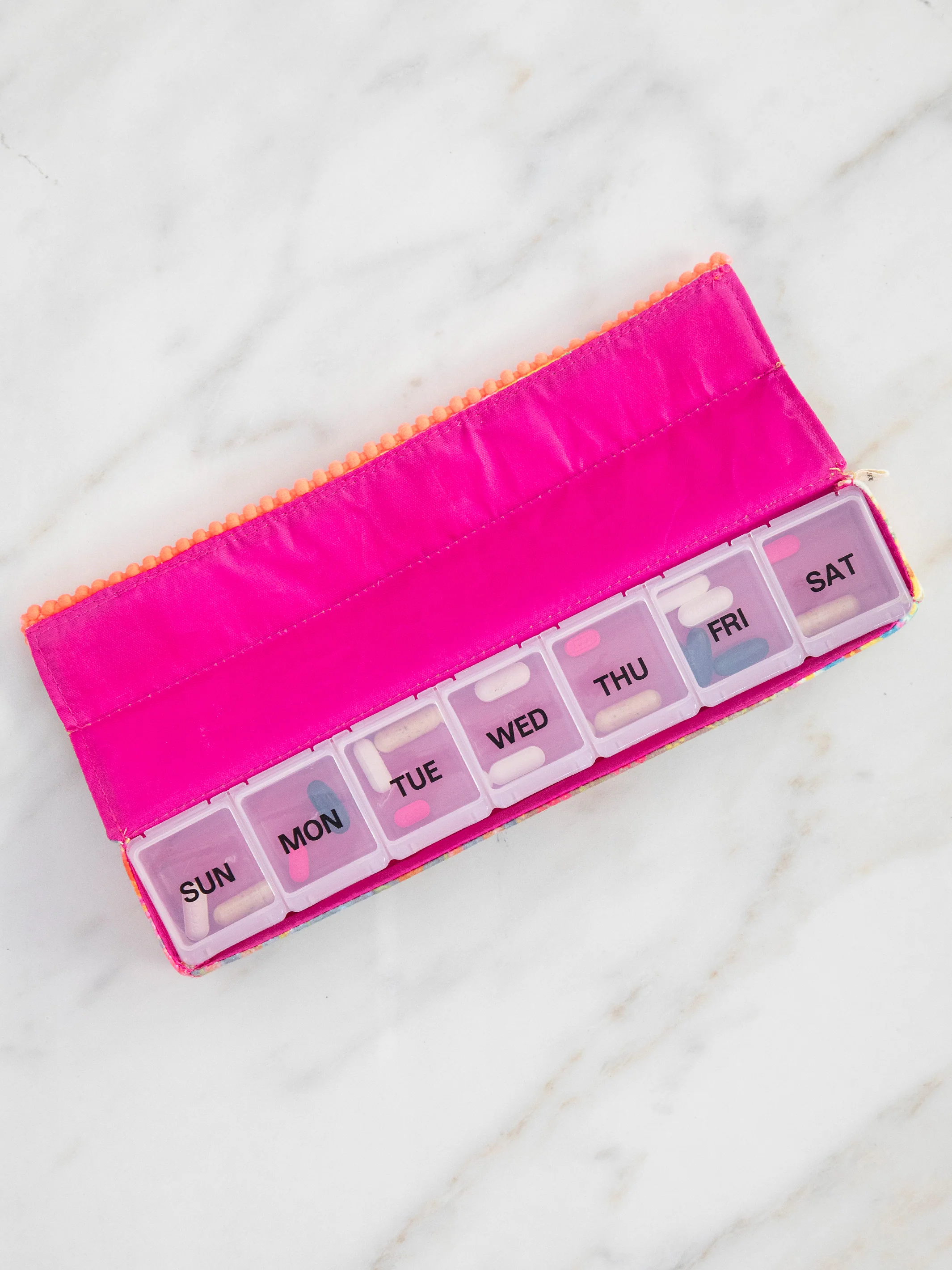 Weekly Pill Pouch Organizer - Deep Breath - Image 3