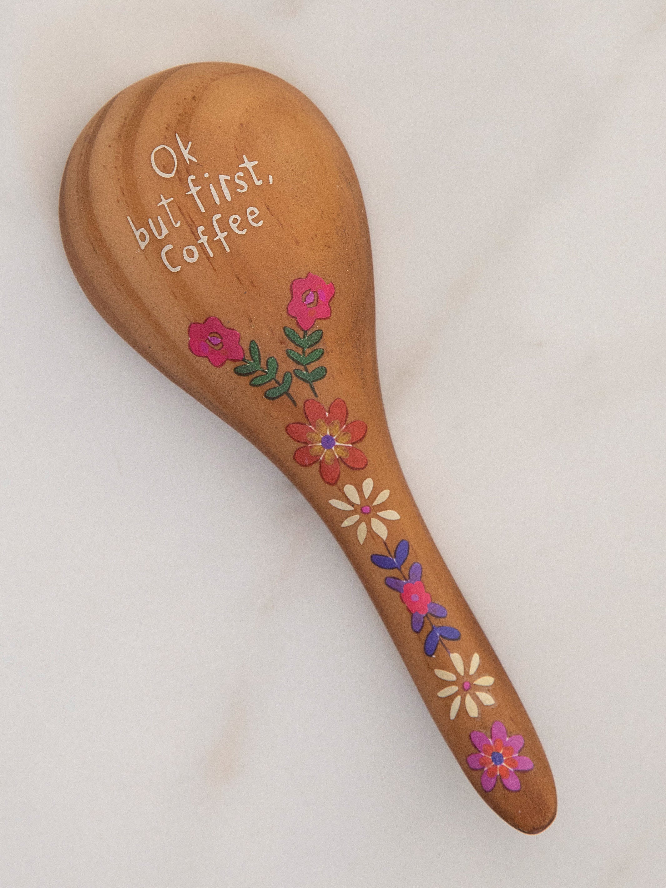 Wooden Coffee Scoop - But First Coffee - Image 5